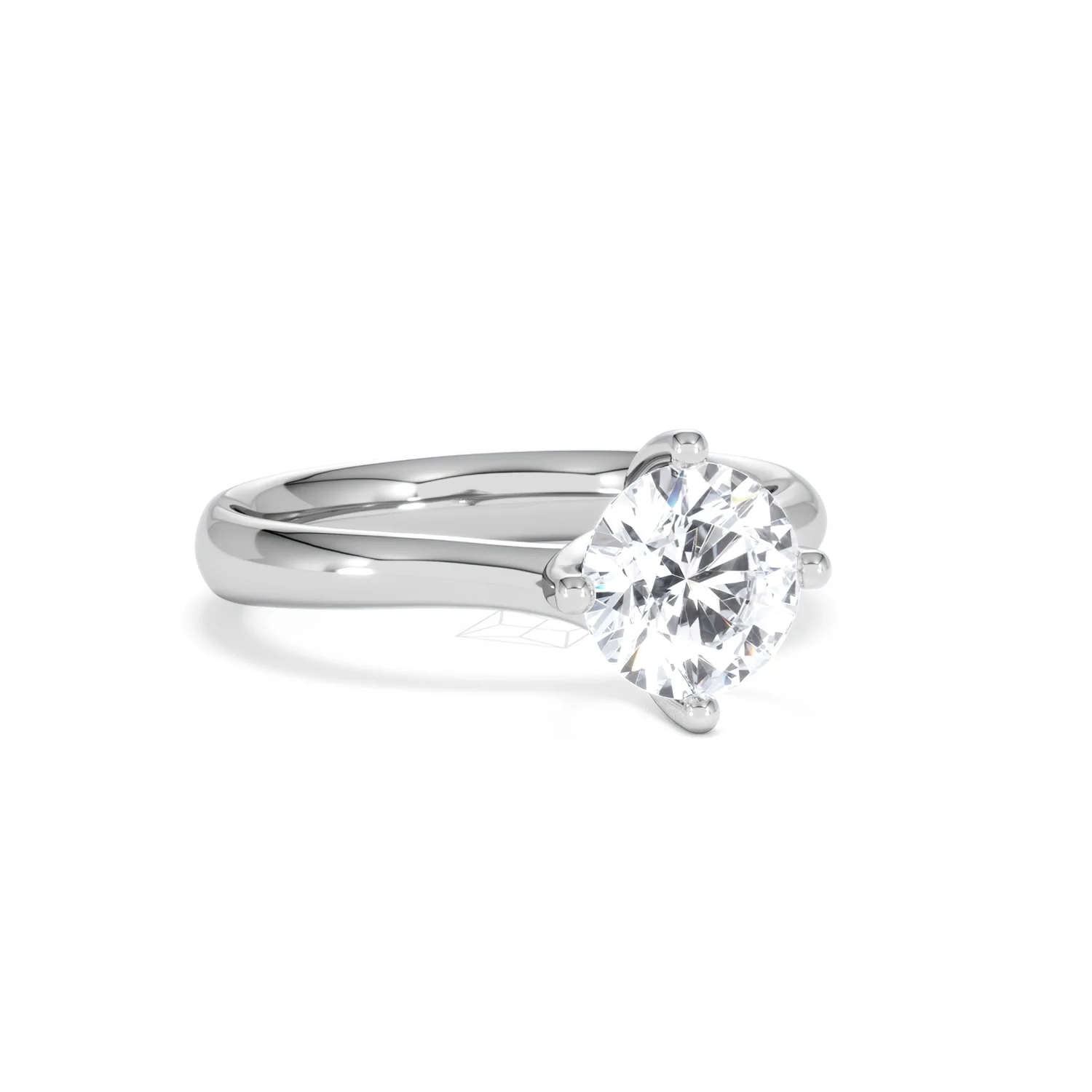 1.50ct Diamond Engagement Ring Lily Lab F/VS1 Platinum IGI Certified - Image 13