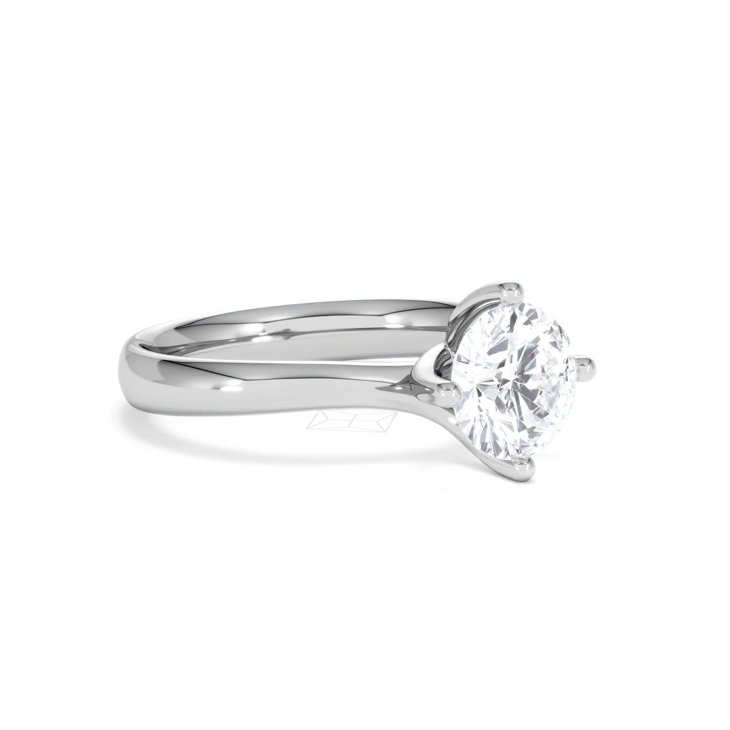 1.50ct Diamond Engagement Ring Lily Lab F/VS1 Platinum IGI Certified - Image 16