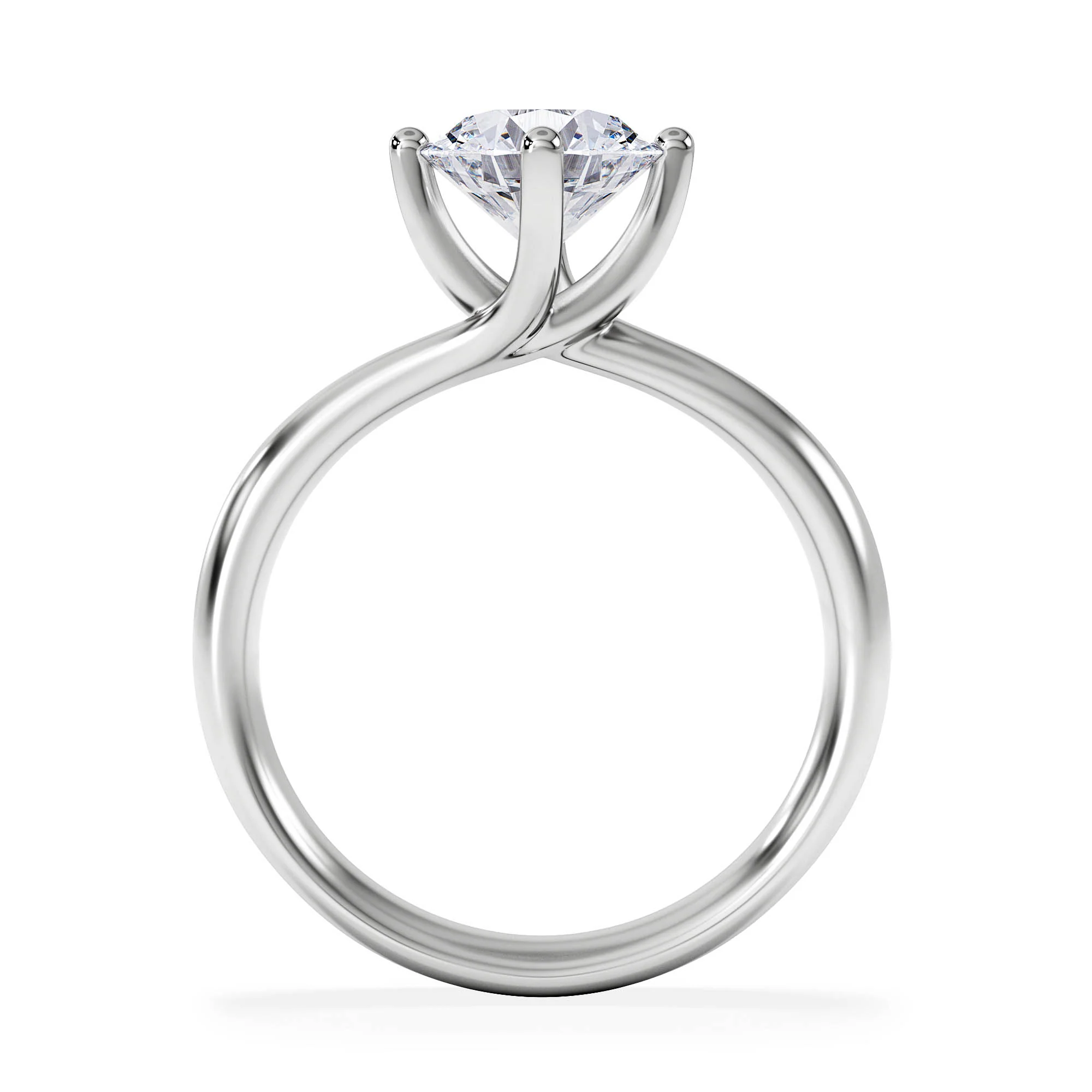 1.50ct Diamond Engagement Ring Lily Lab F/VS1 Platinum IGI Certified - Image 3