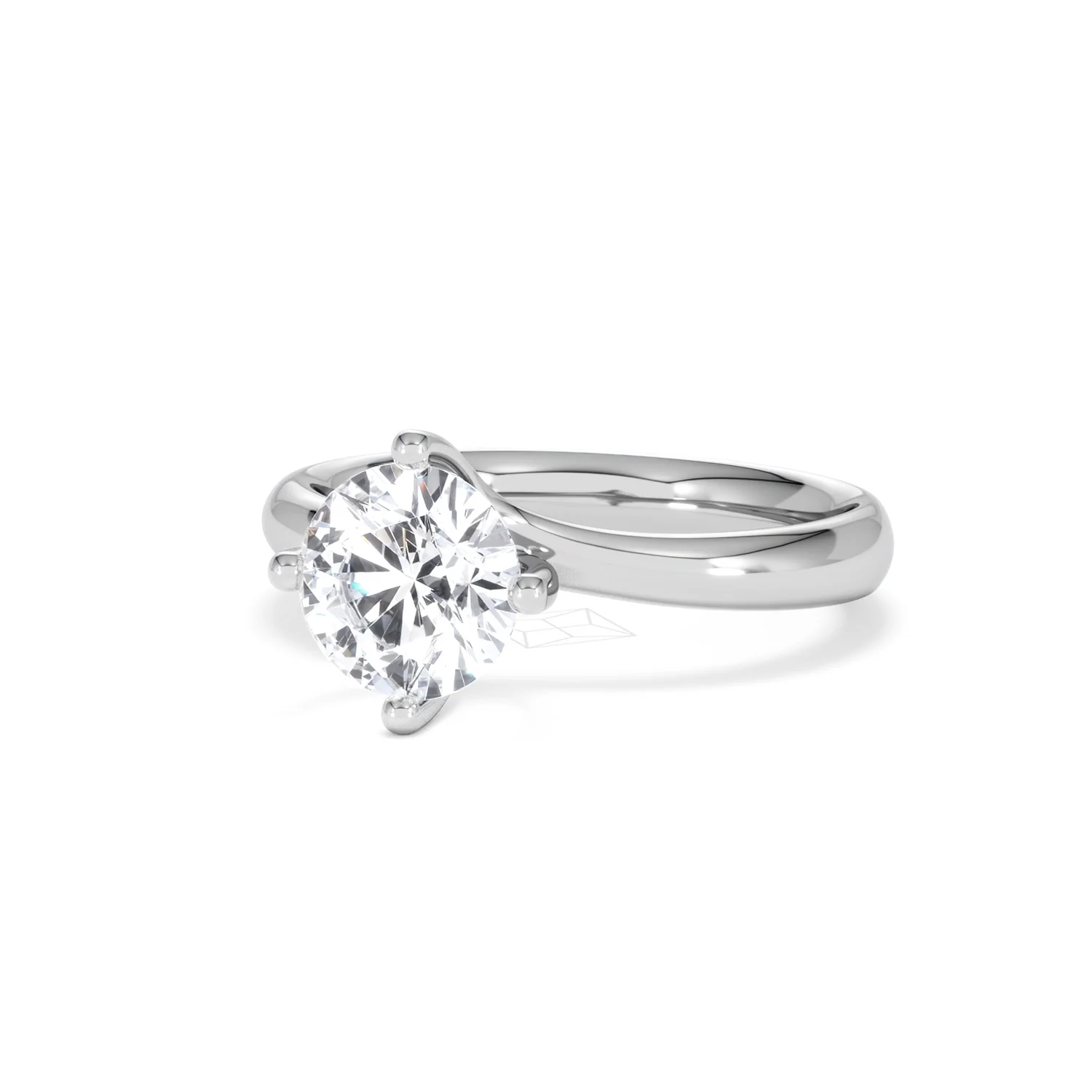 1.50ct Diamond Engagement Ring Lily Lab F/VS1 Platinum IGI Certified - Image 83
