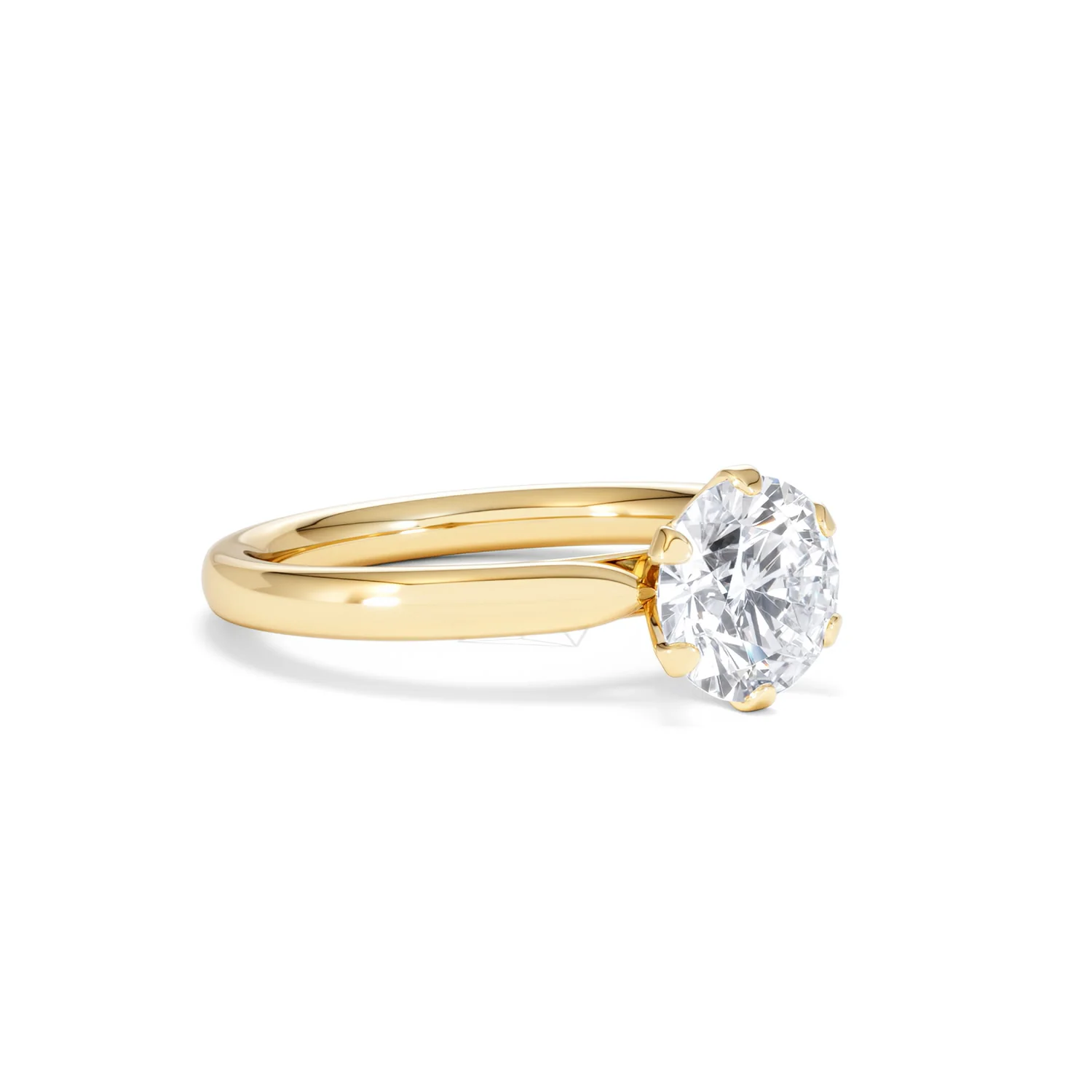1.5ct Diamond Engagement Ring Low Set Chloe Lab F/VS1 18K Gold - Image 16