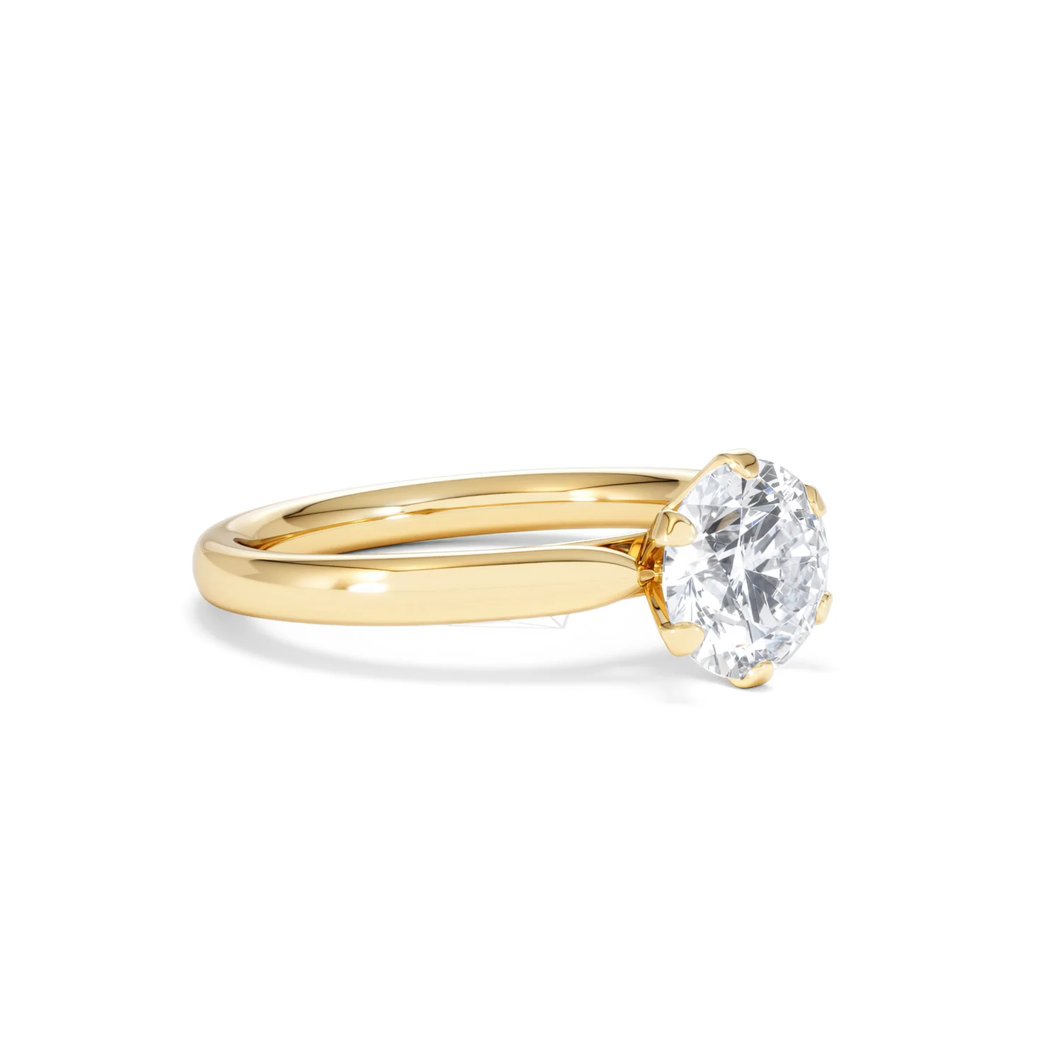 1.5ct Diamond Engagement Ring Low Set Chloe Lab F/VS1 18K Gold - Image 17