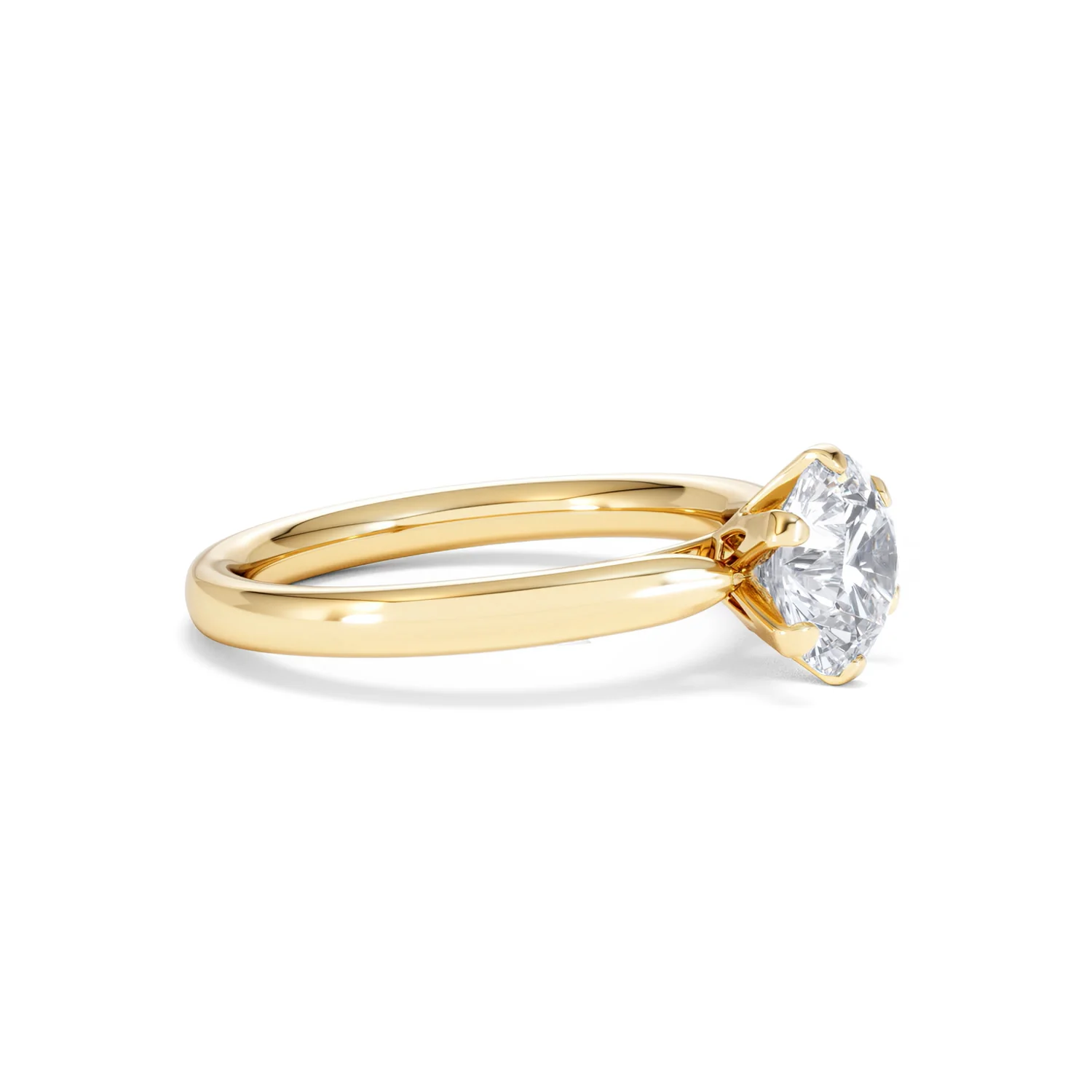 1.5ct Diamond Engagement Ring Low Set Chloe Lab F/VS1 18K Gold - Image 21