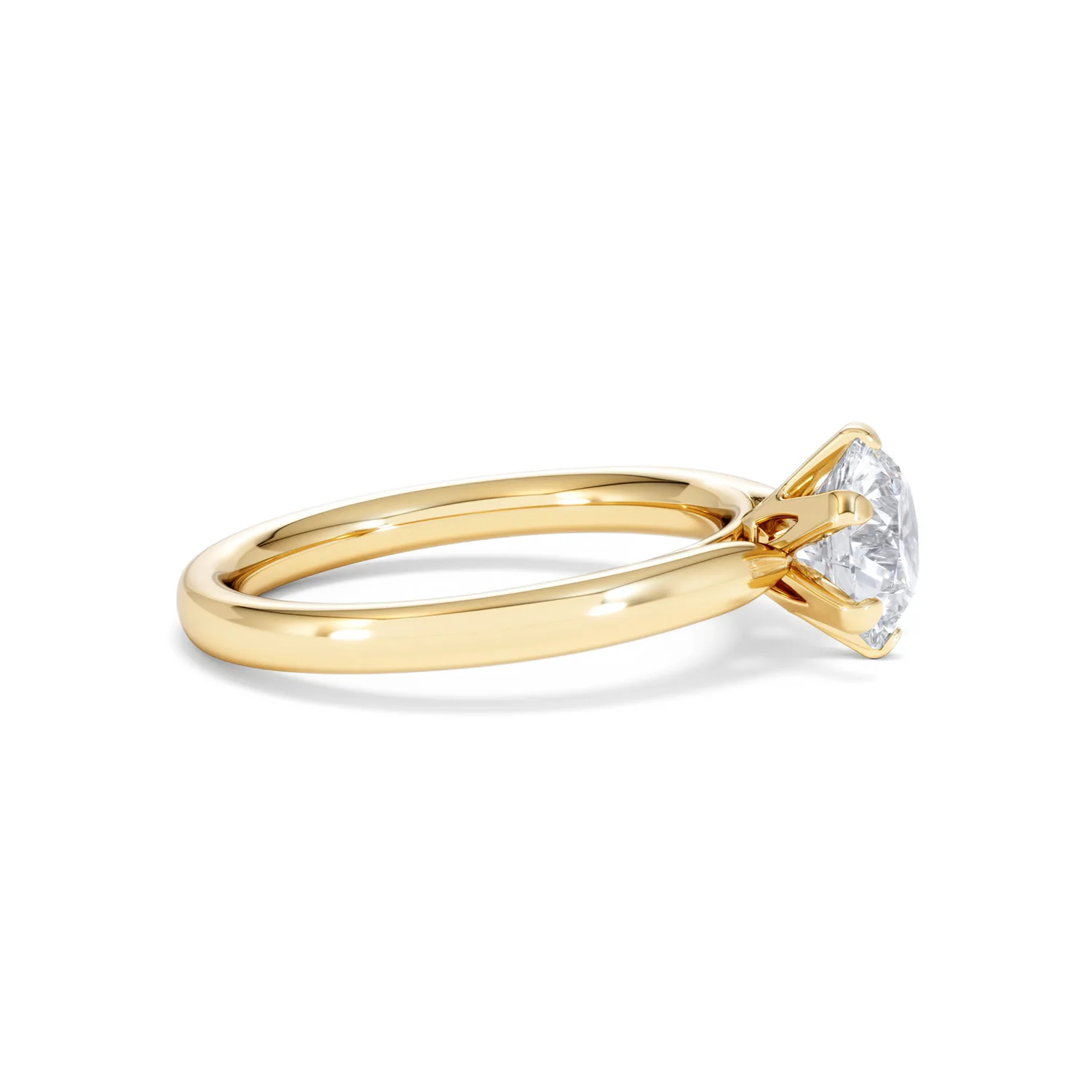 1.5ct Diamond Engagement Ring Low Set Chloe Lab F/VS1 18K Gold - Image 25