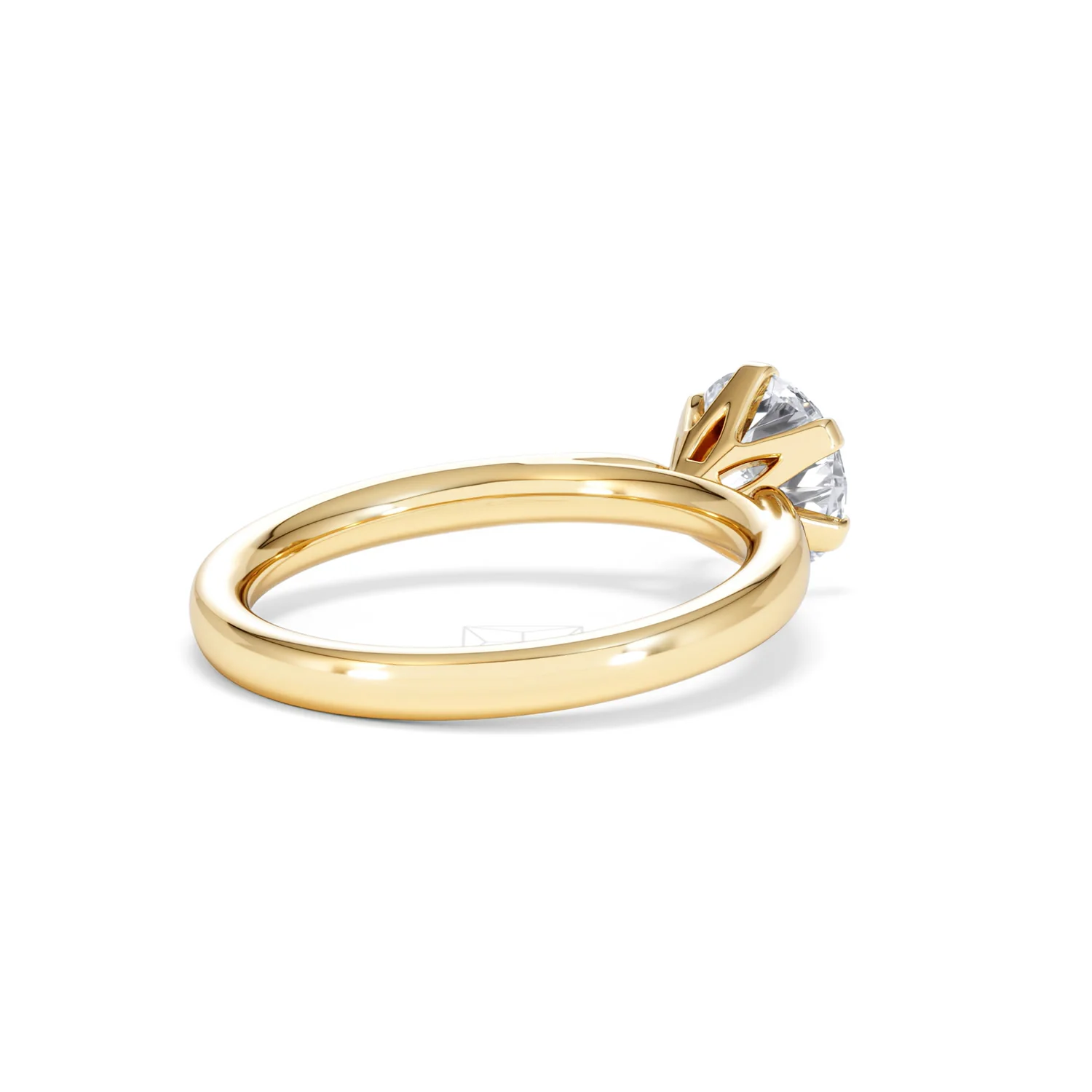 1.5ct Diamond Engagement Ring Low Set Chloe Lab F/VS1 18K Gold - Image 38