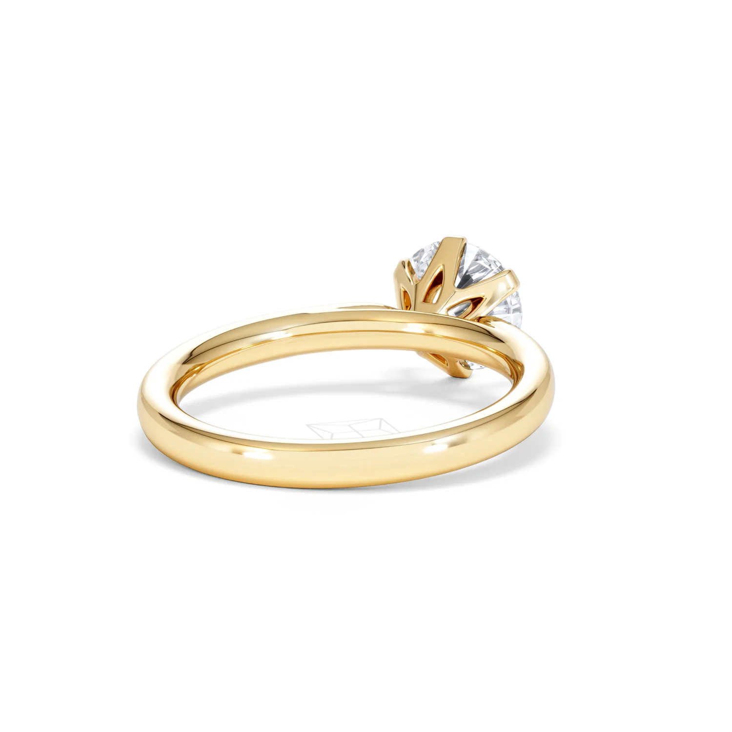 1.5ct Diamond Engagement Ring Low Set Chloe Lab F/VS1 18K Gold - Image 42