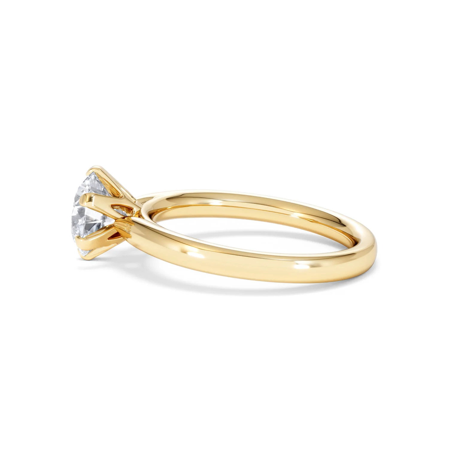 1.5ct Diamond Engagement Ring Low Set Chloe Lab F/VS1 18K Gold - Image 67