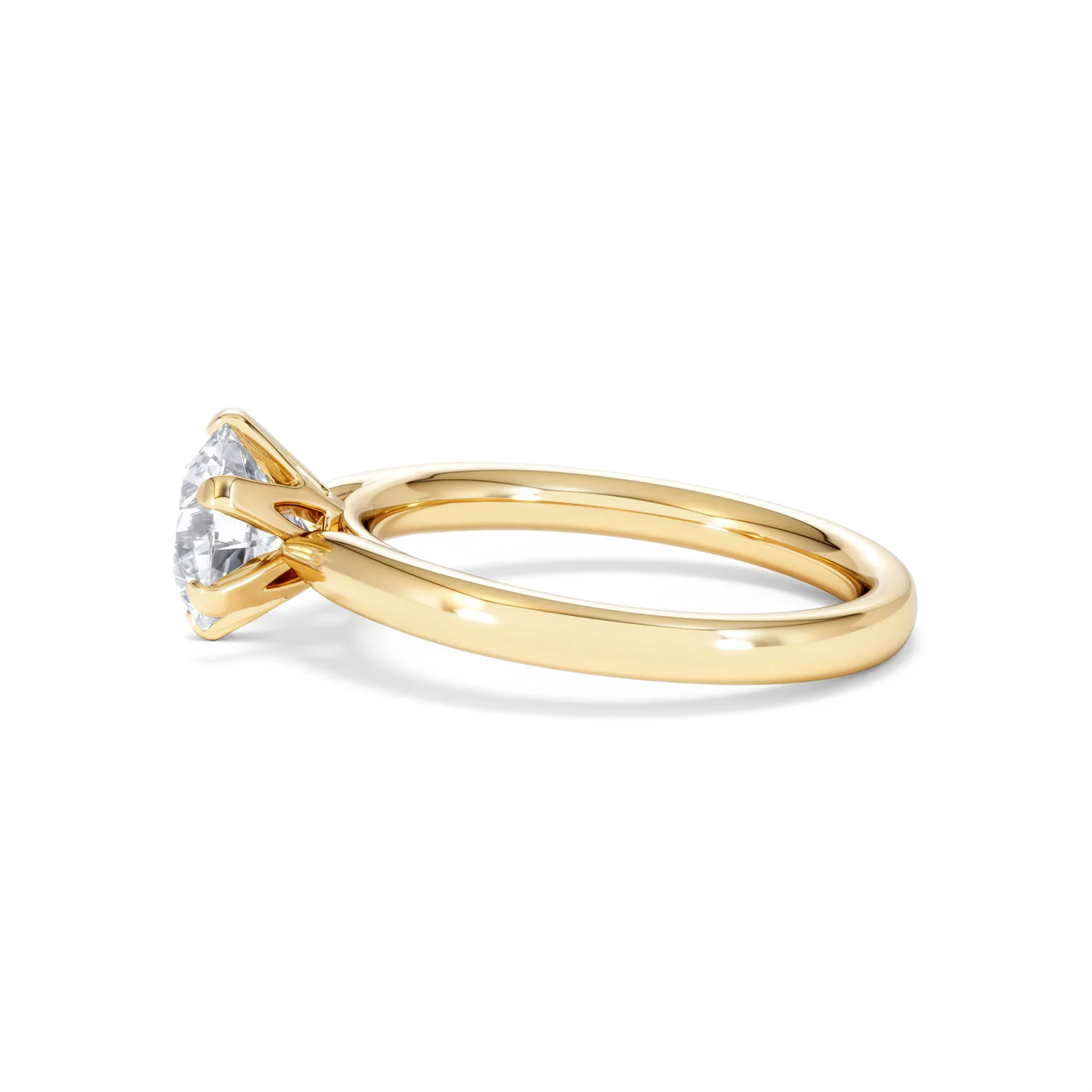 1.5ct Diamond Engagement Ring Low Set Chloe Lab F/VS1 18K Gold - Image 68