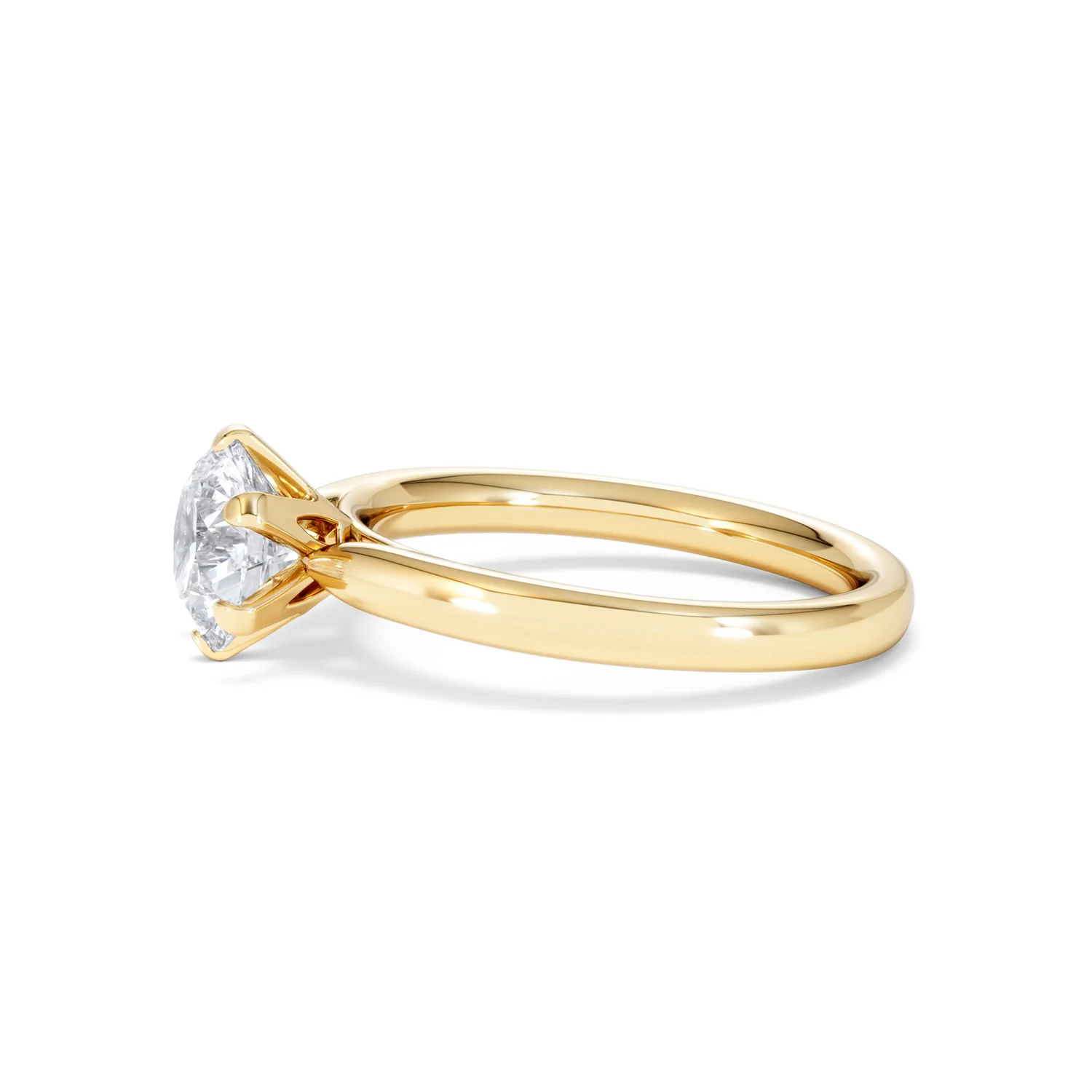 1.5ct Diamond Engagement Ring Low Set Chloe Lab F/VS1 18K Gold - Image 71