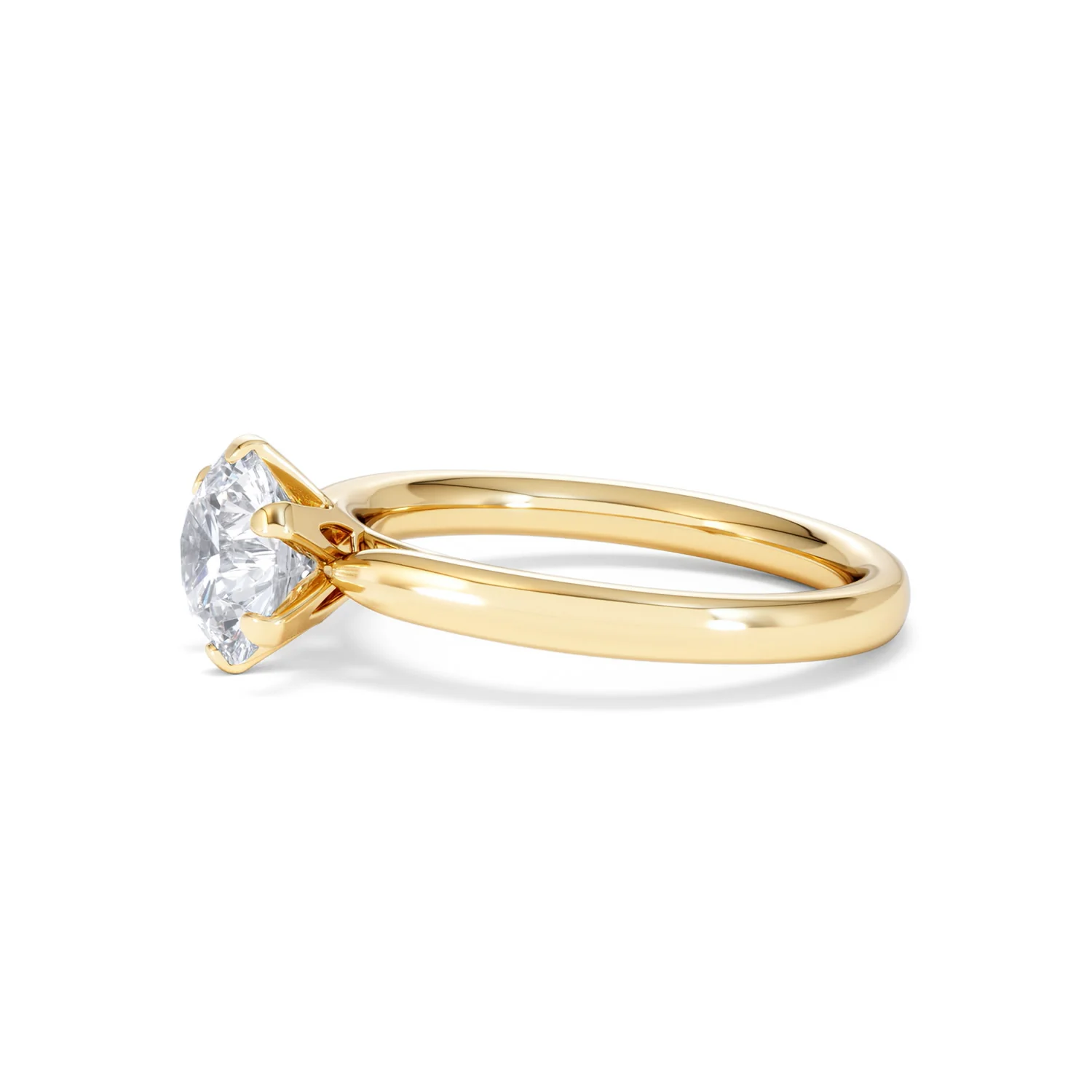 1.5ct Diamond Engagement Ring Low Set Chloe Lab F/VS1 18K Gold - Image 73