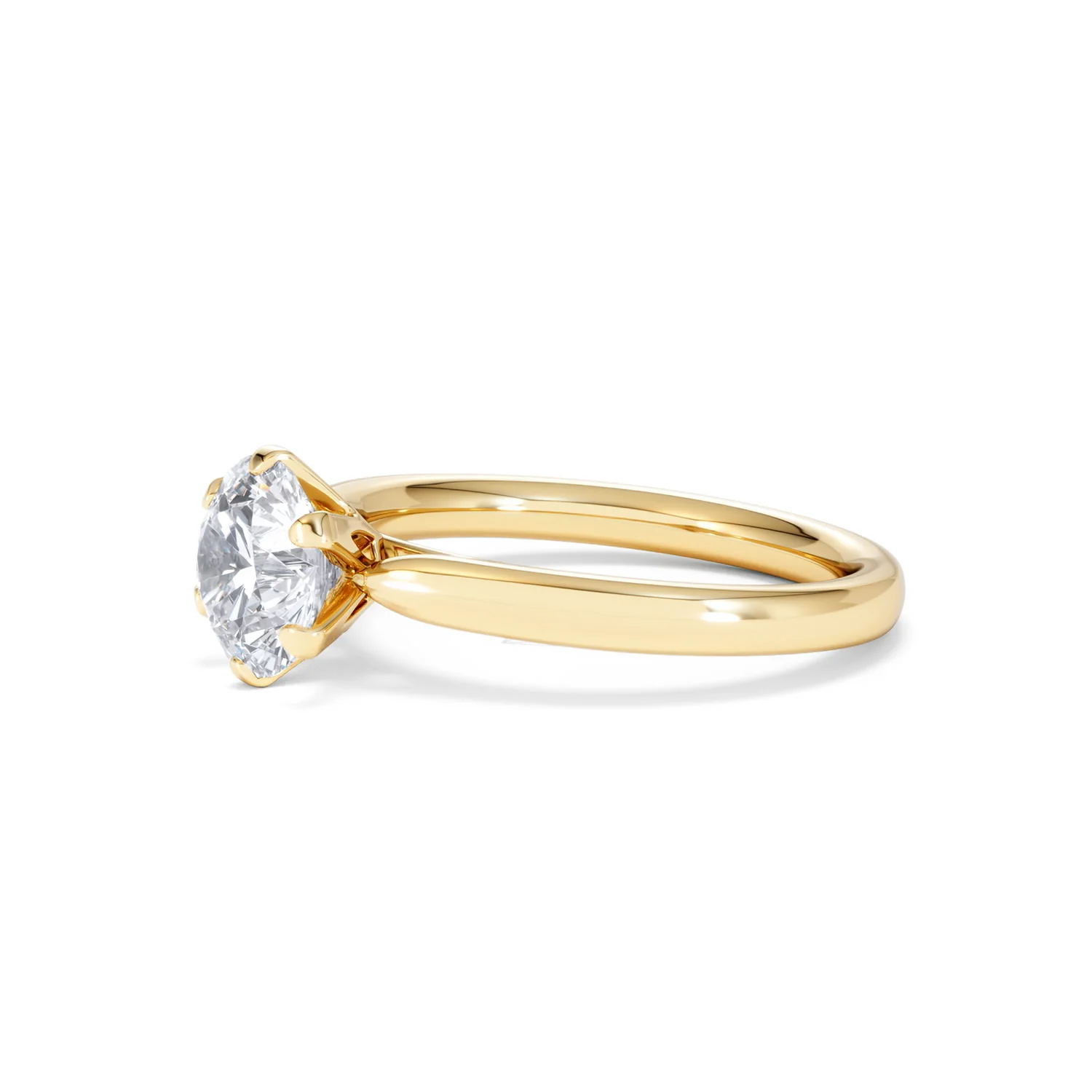 1.5ct Diamond Engagement Ring Low Set Chloe Lab F/VS1 18K Gold - Image 75