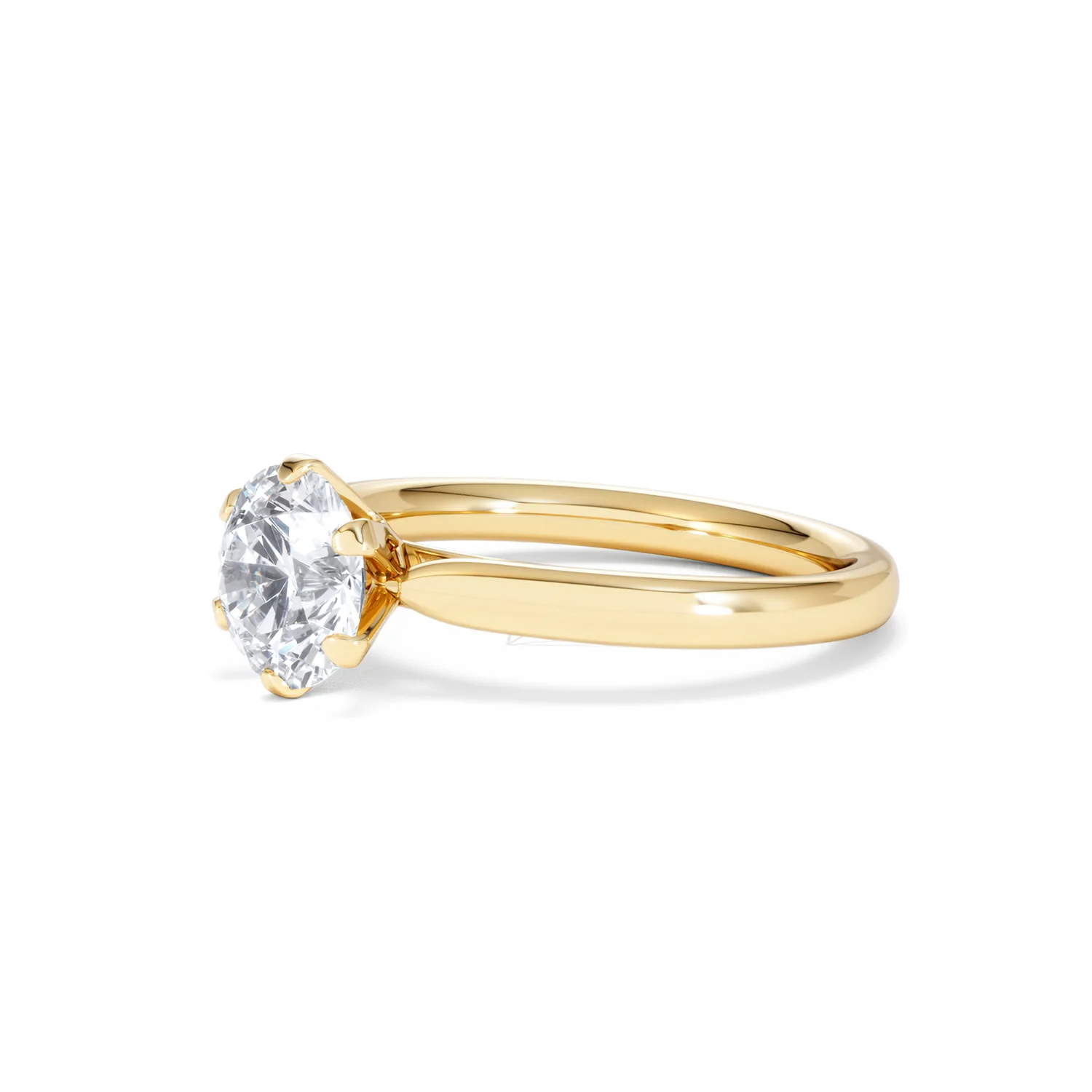 1.5ct Diamond Engagement Ring Low Set Chloe Lab F/VS1 18K Gold - Image 77