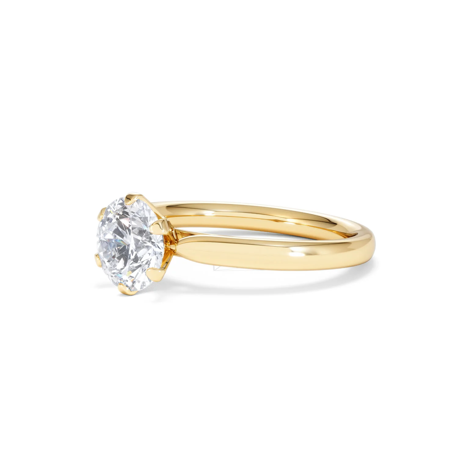 1.5ct Diamond Engagement Ring Low Set Chloe Lab F/VS1 18K Gold - Image 78