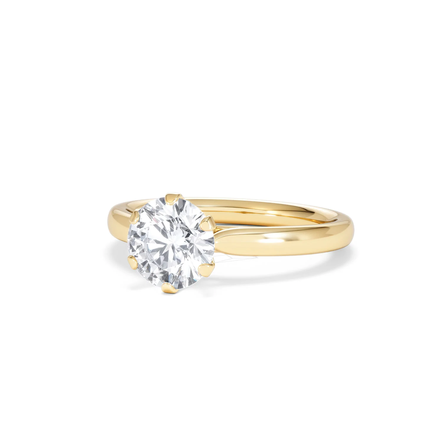 1.5ct Diamond Engagement Ring Low Set Chloe Lab F/VS1 18K Gold - Image 83