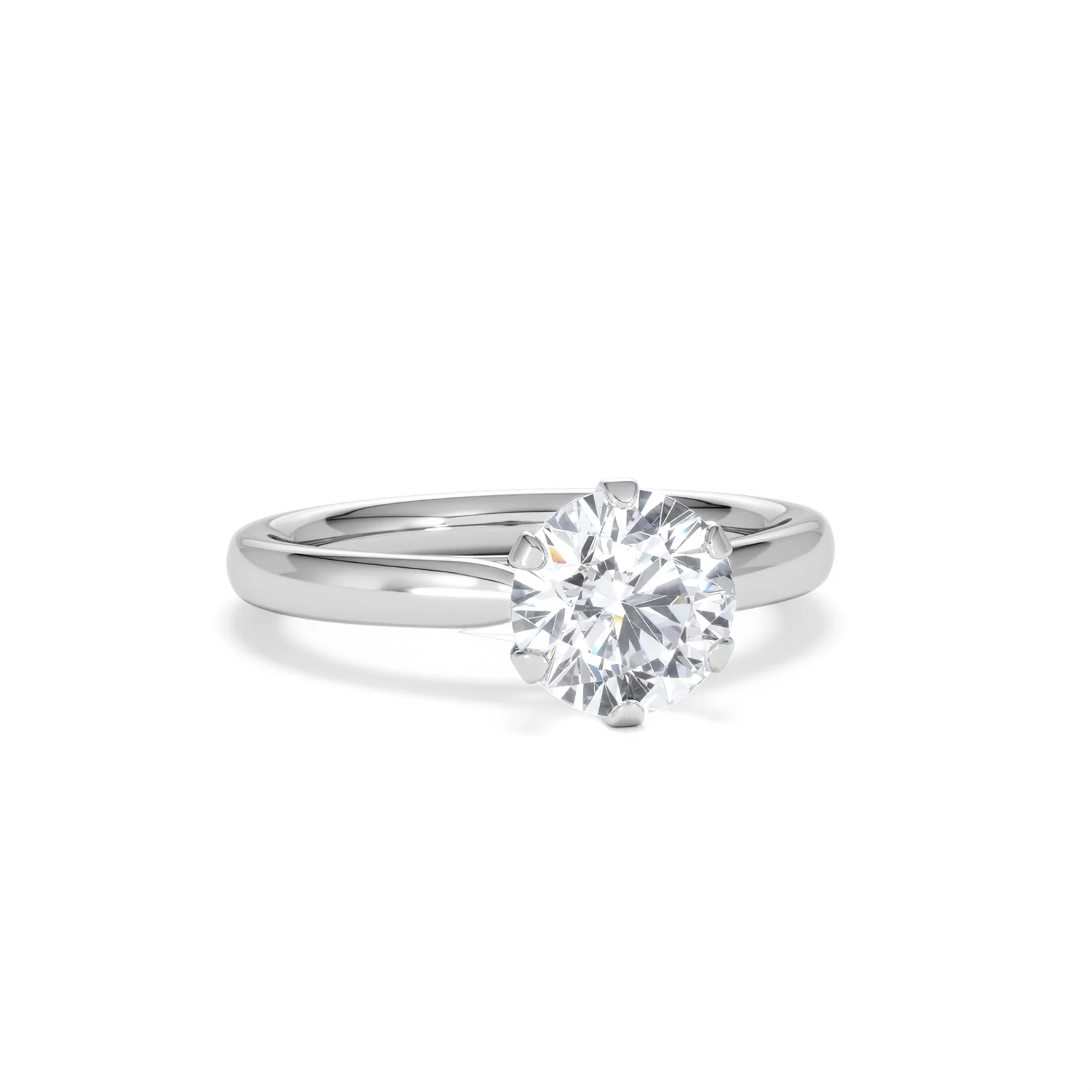 1.5ct Diamond Engagement Ring Low Set Chloe Lab F/VS1 18K White Gold - Image 11