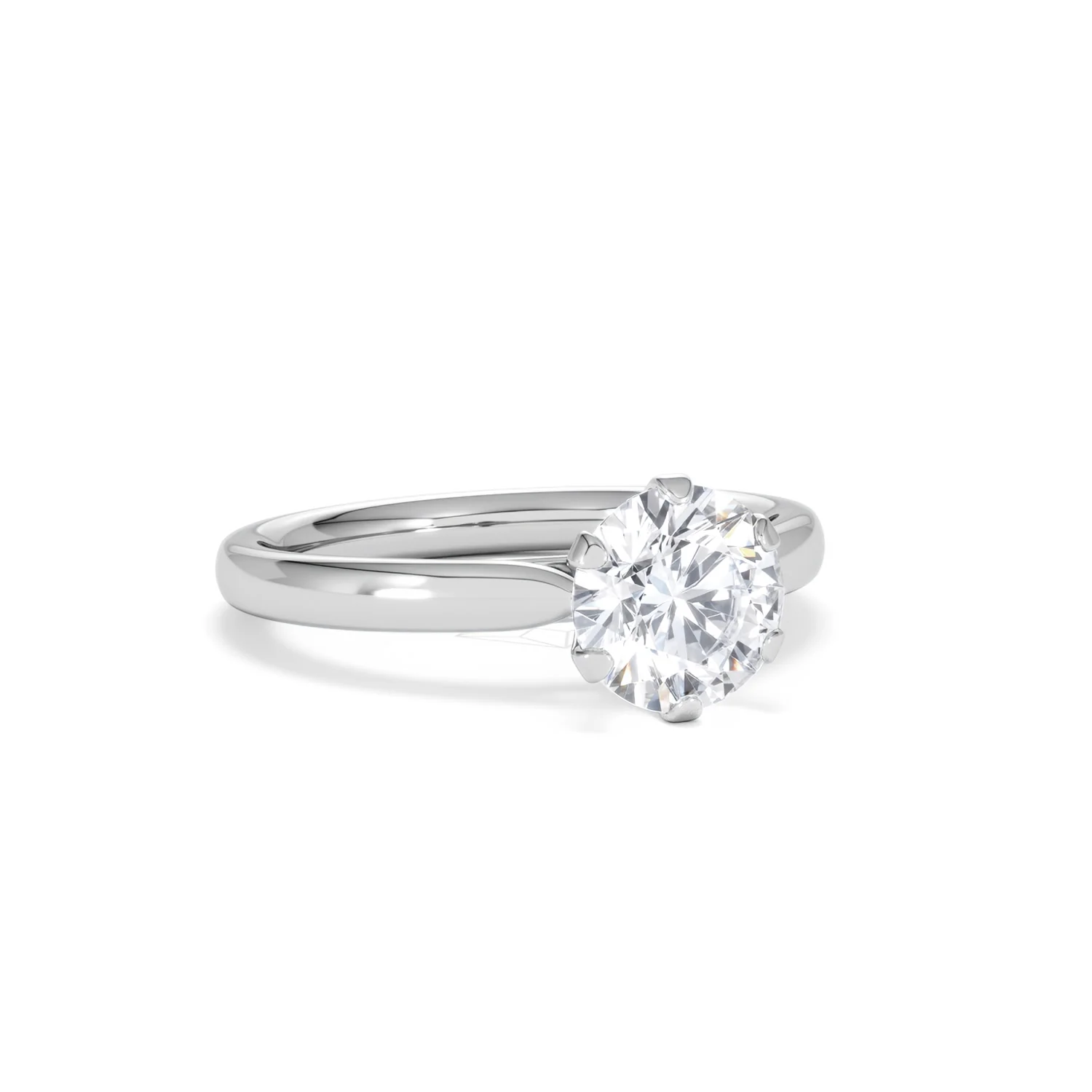 1.5ct Diamond Engagement Ring Low Set Chloe Lab F/VS1 18K White Gold - Image 13
