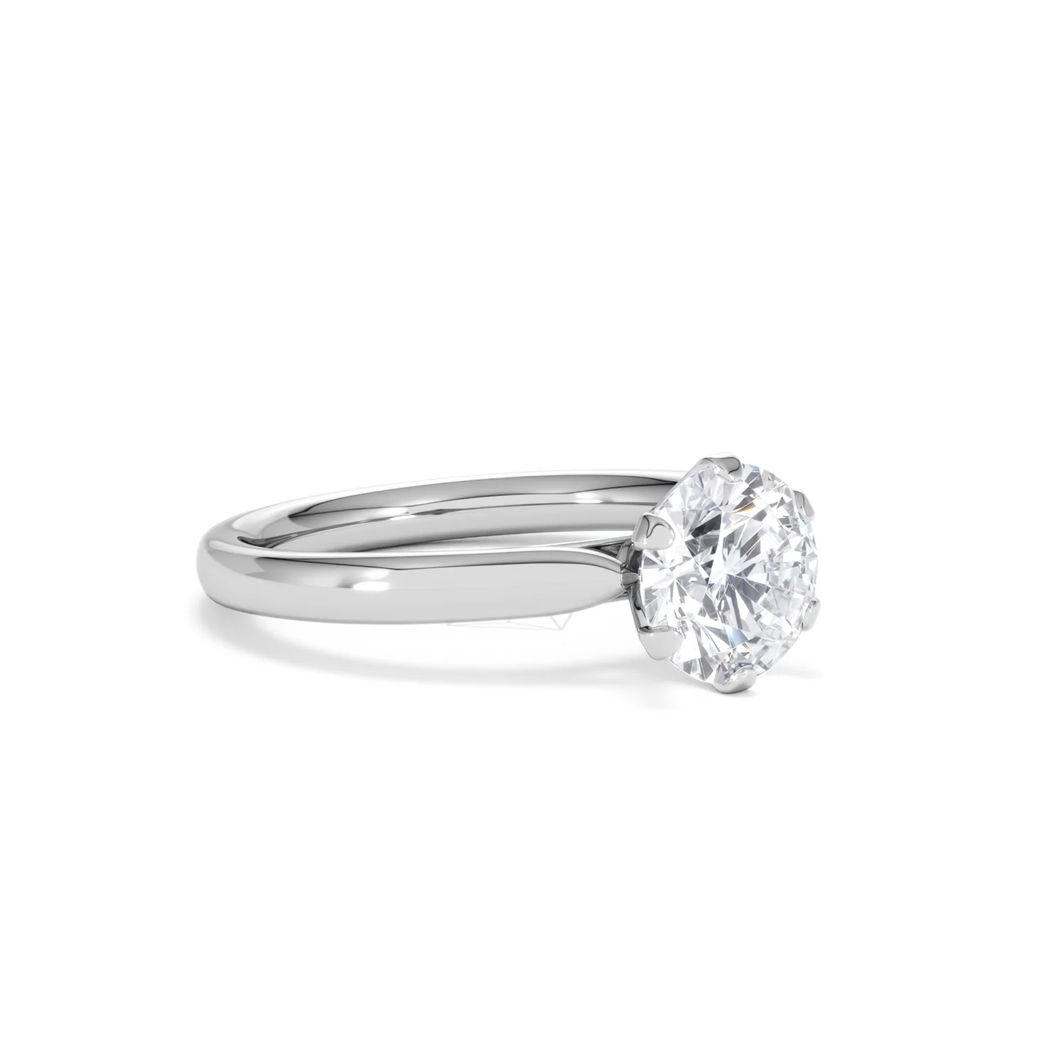 1.5ct Diamond Engagement Ring Low Set Chloe Lab F/VS1 18K White Gold - Image 16