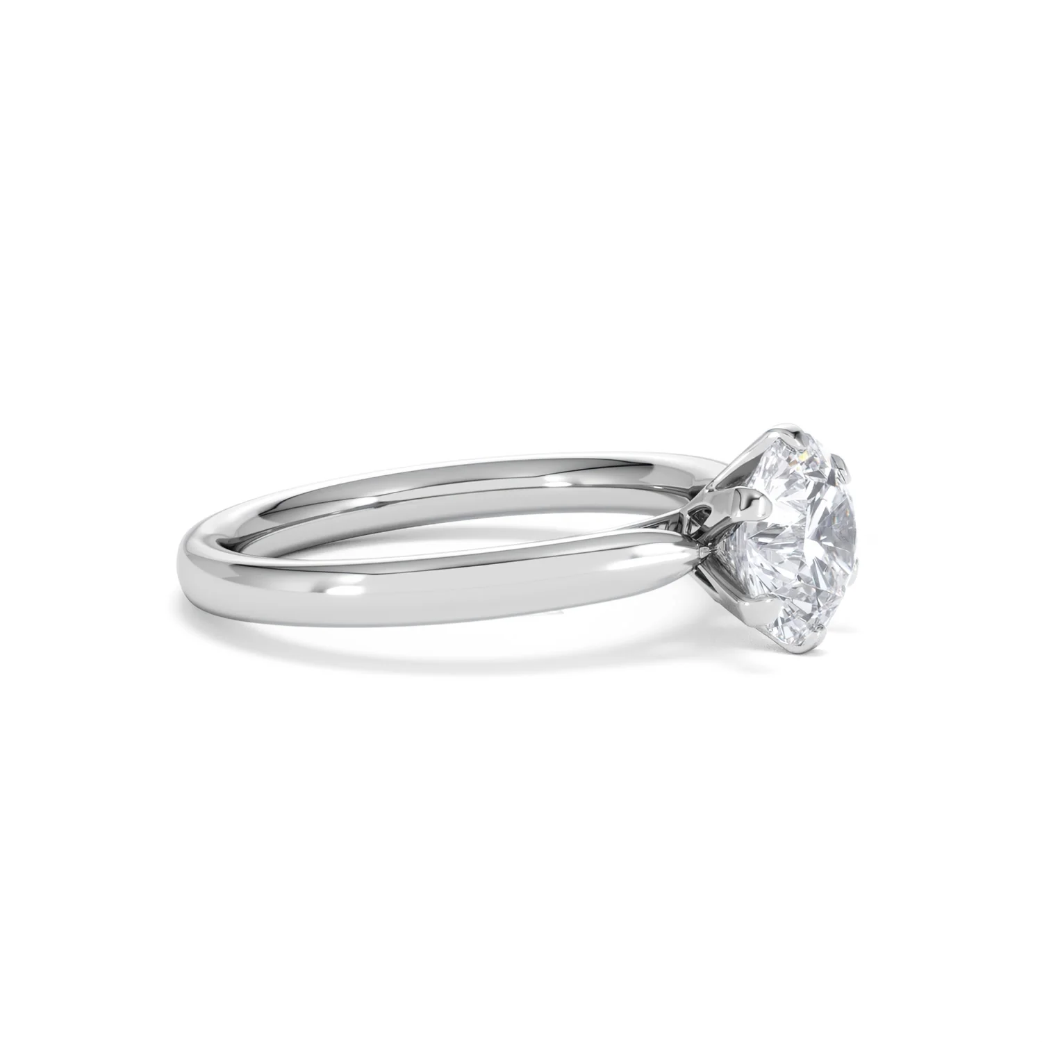 1.5ct Diamond Engagement Ring Low Set Chloe Lab F/VS1 18K White Gold - Image 21