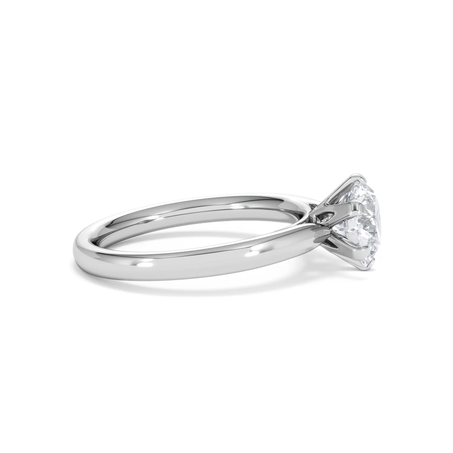 1.5ct Diamond Engagement Ring Low Set Chloe Lab F/VS1 18K White Gold - Image 26