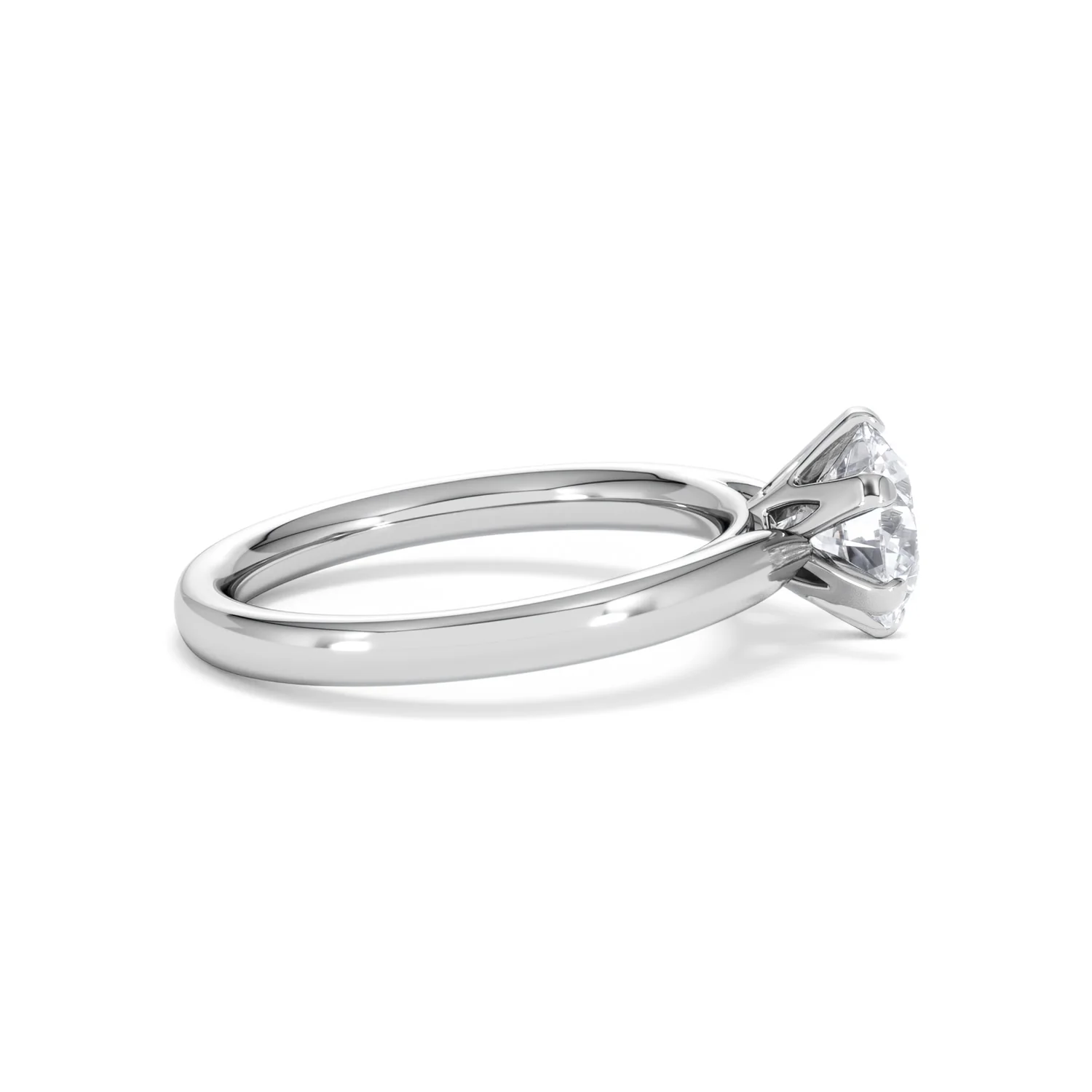 1.5ct Diamond Engagement Ring Low Set Chloe Lab F/VS1 18K White Gold - Image 28