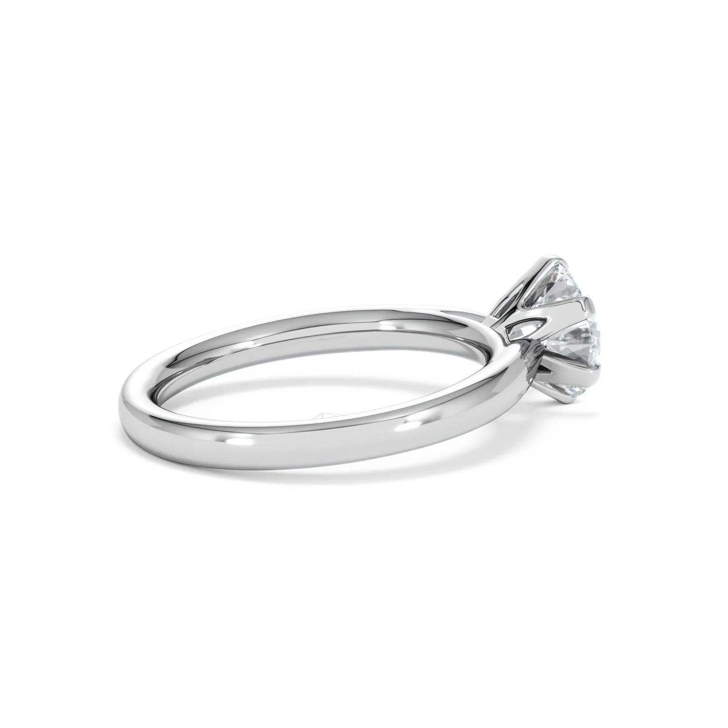 1.5ct Diamond Engagement Ring Low Set Chloe Lab F/VS1 18K White Gold - Image 33