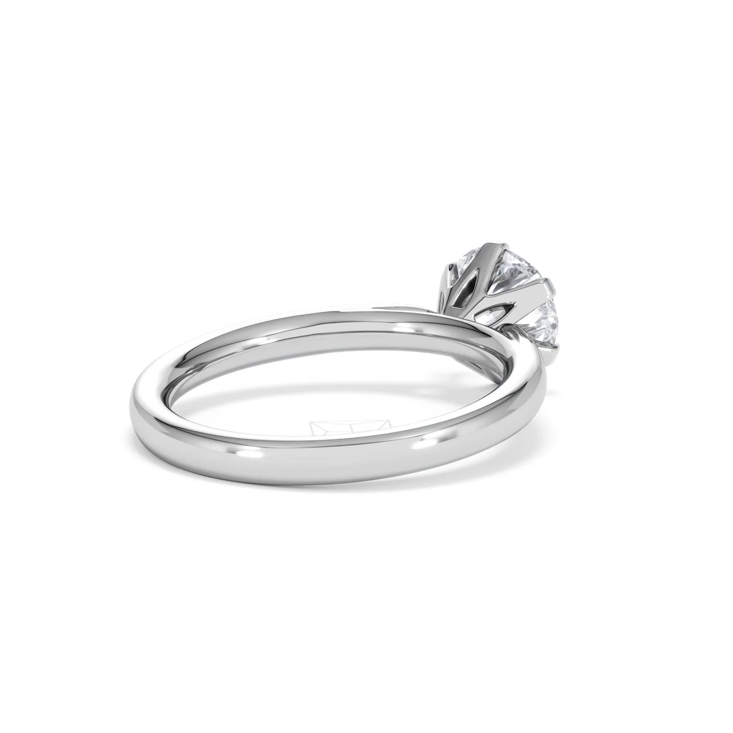 1.5ct Diamond Engagement Ring Low Set Chloe Lab F/VS1 18K White Gold - Image 39