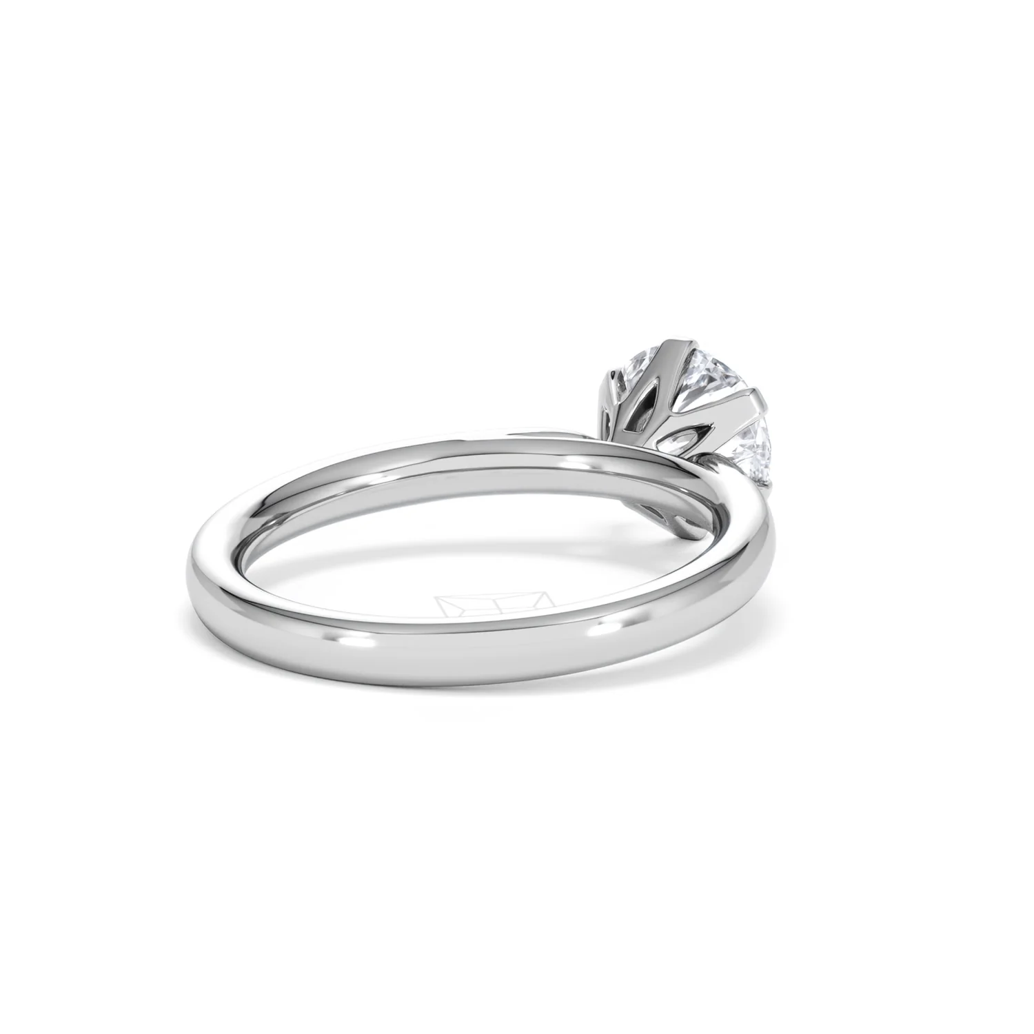 1.5ct Diamond Engagement Ring Low Set Chloe Lab F/VS1 18K White Gold - Image 40