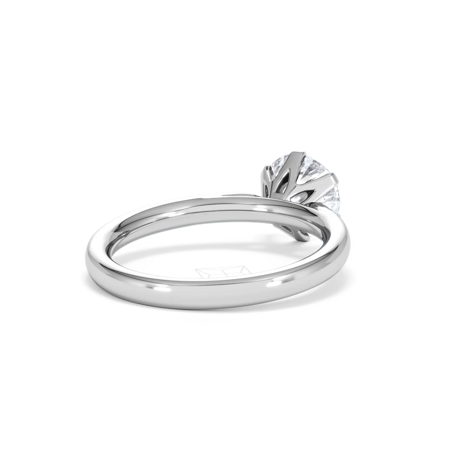 1.5ct Diamond Engagement Ring Low Set Chloe Lab F/VS1 18K White Gold - Image 41