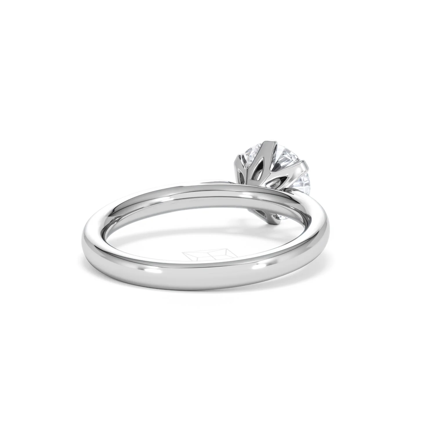 1.5ct Diamond Engagement Ring Low Set Chloe Lab F/VS1 18K White Gold - Image 42