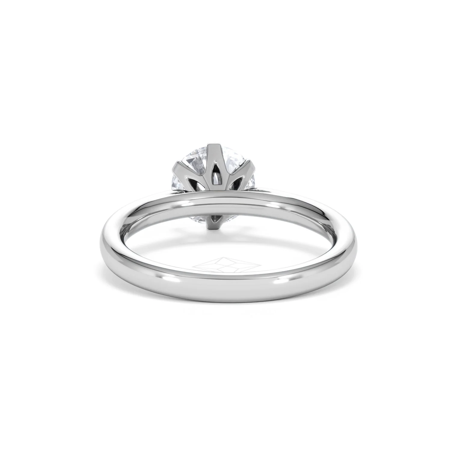 1.5ct Diamond Engagement Ring Low Set Chloe Lab F/VS1 18K White Gold - Image 49