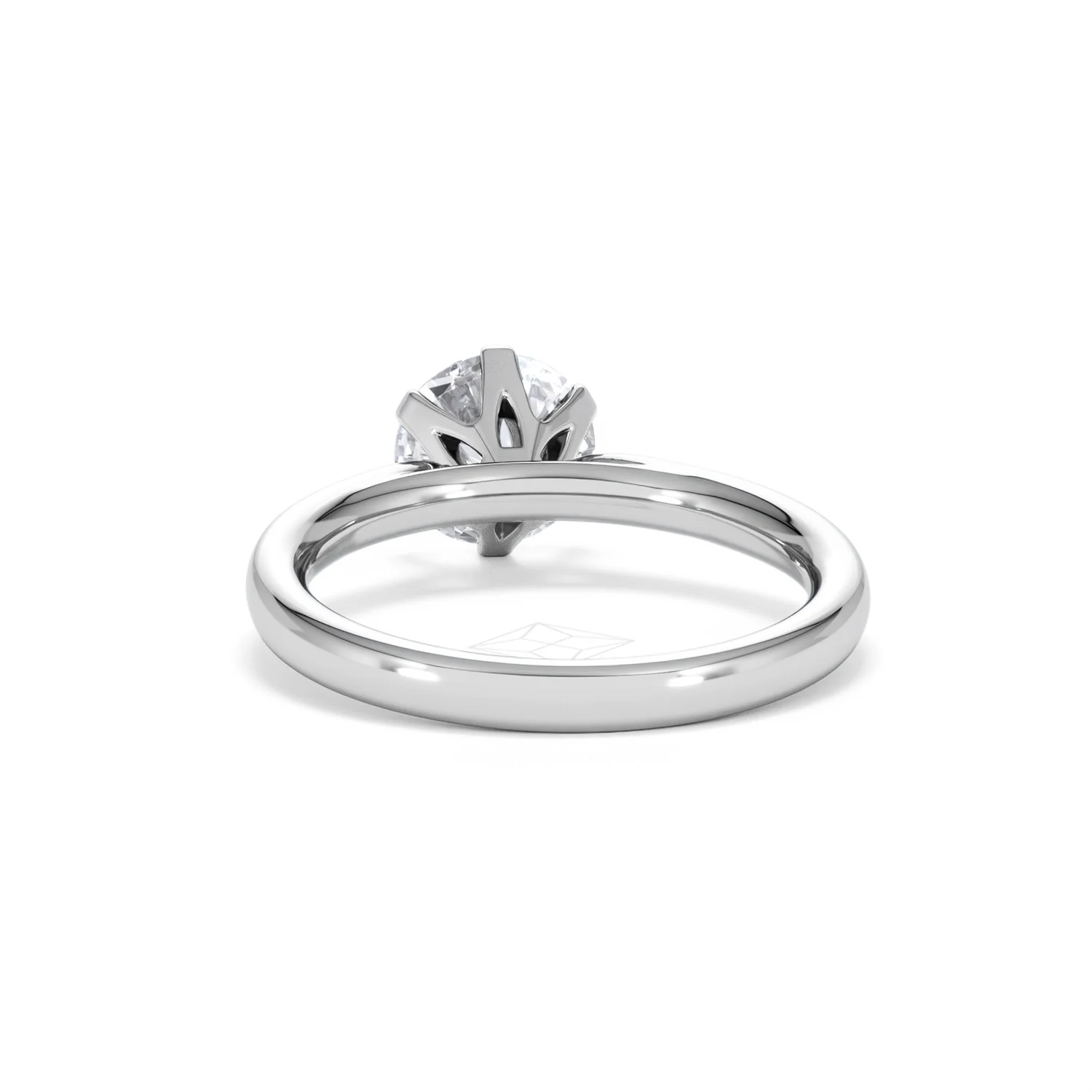 1.5ct Diamond Engagement Ring Low Set Chloe Lab F/VS1 18K White Gold - Image 50