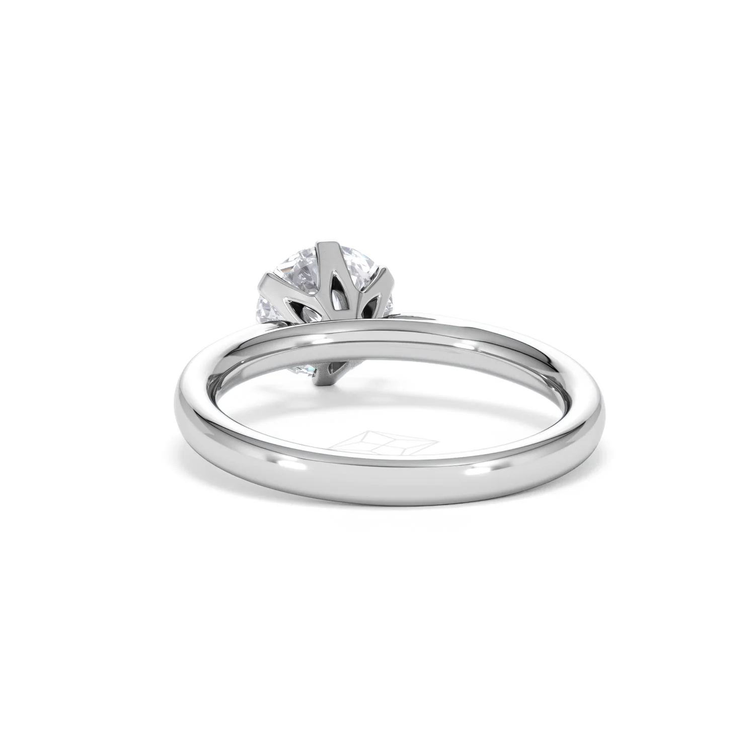 1.5ct Diamond Engagement Ring Low Set Chloe Lab F/VS1 18K White Gold - Image 51