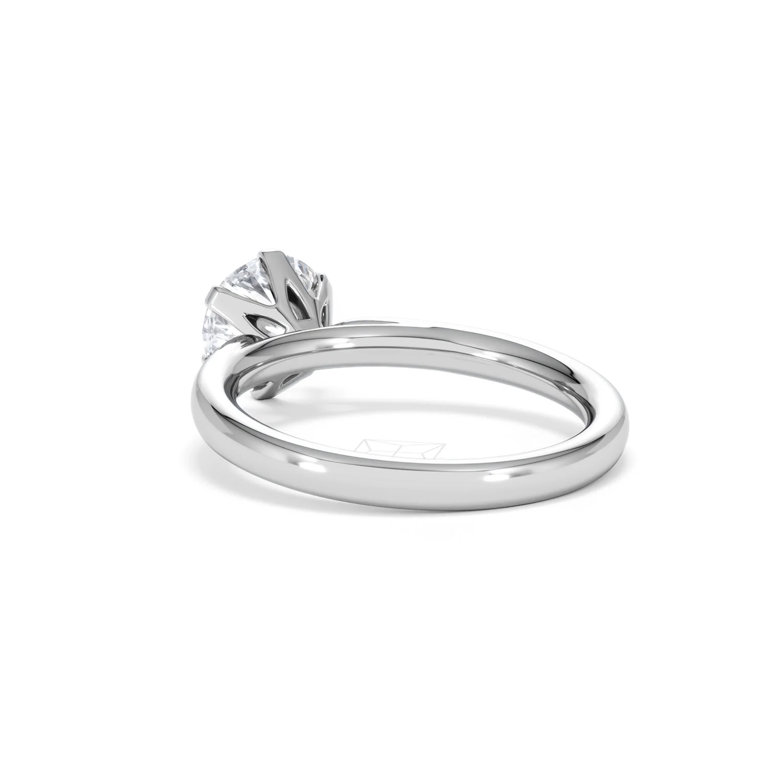 1.5ct Diamond Engagement Ring Low Set Chloe Lab F/VS1 18K White Gold - Image 55