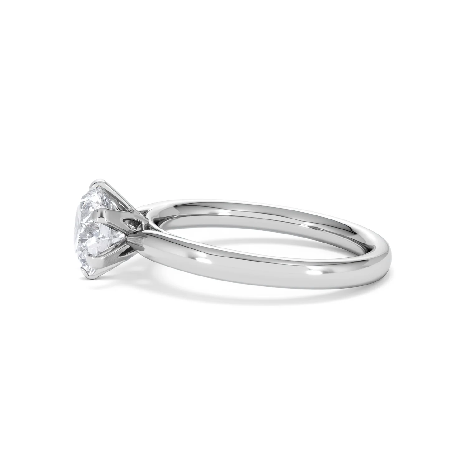 1.5ct Diamond Engagement Ring Low Set Chloe Lab F/VS1 18K White Gold - Image 70