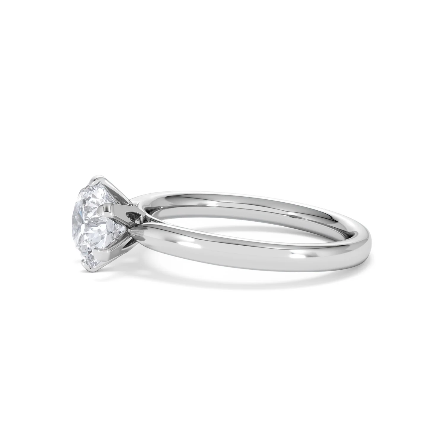 1.5ct Diamond Engagement Ring Low Set Chloe Lab F/VS1 18K White Gold - Image 72