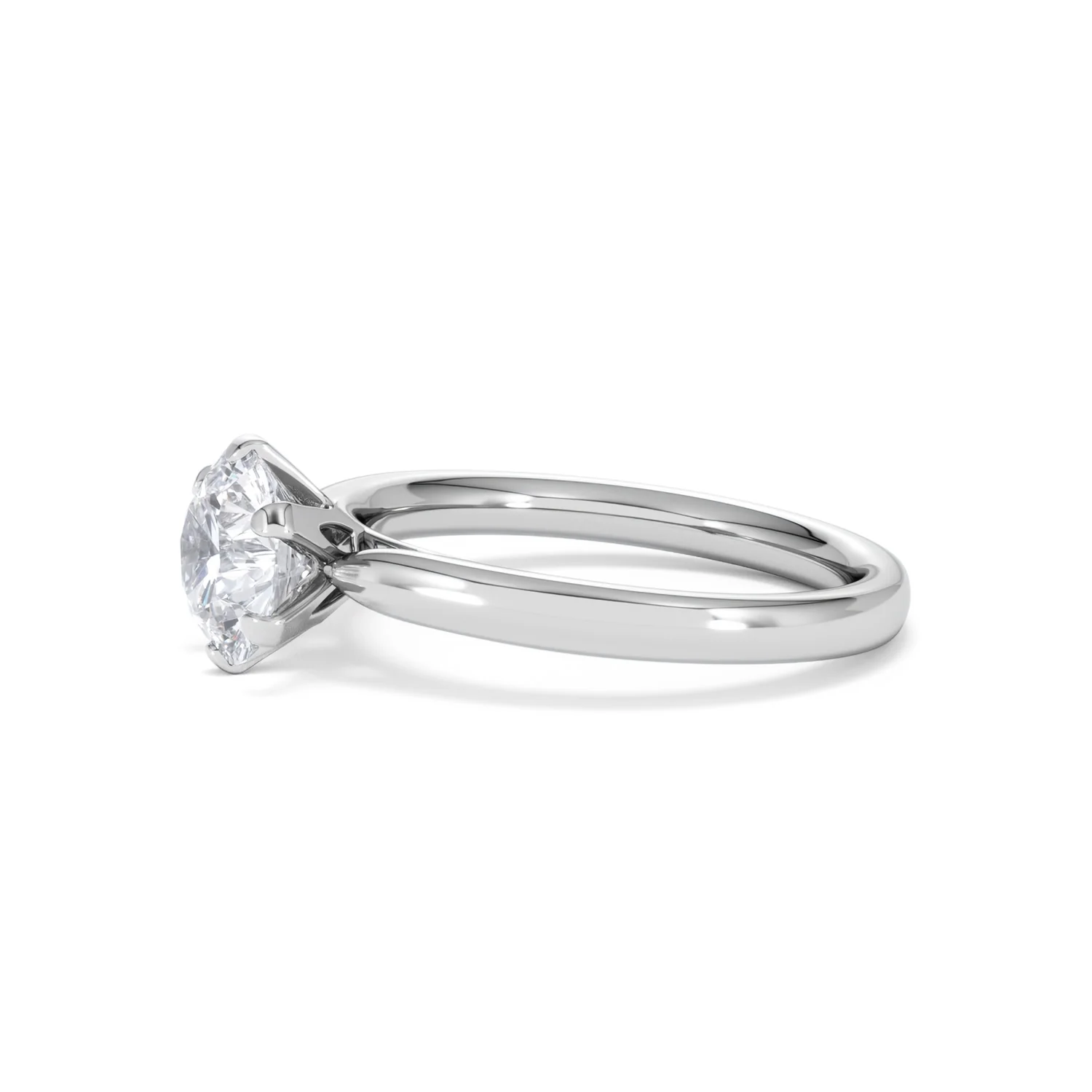 1.5ct Diamond Engagement Ring Low Set Chloe Lab F/VS1 18K White Gold - Image 73