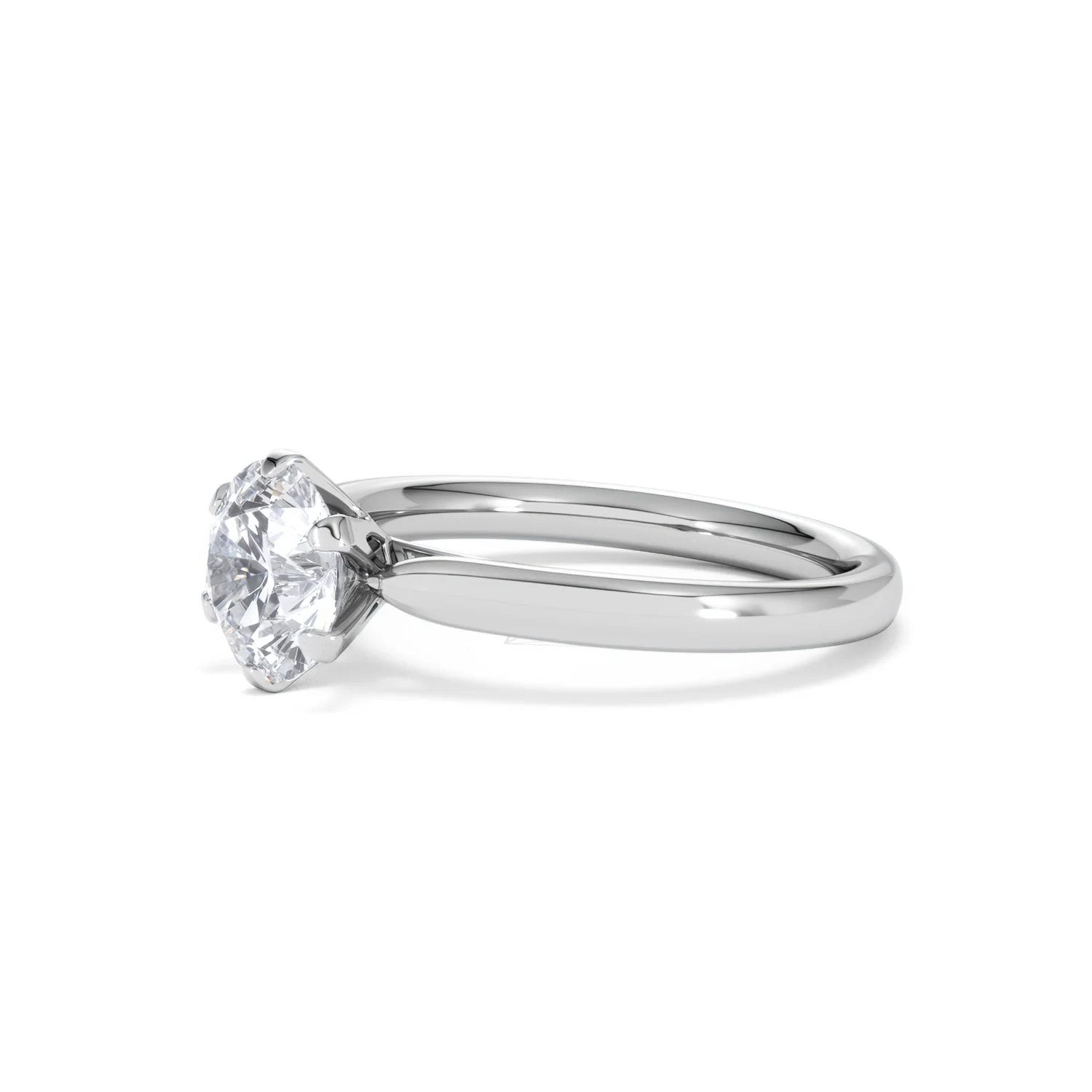 1.5ct Diamond Engagement Ring Low Set Chloe Lab F/VS1 18K White Gold - Image 76