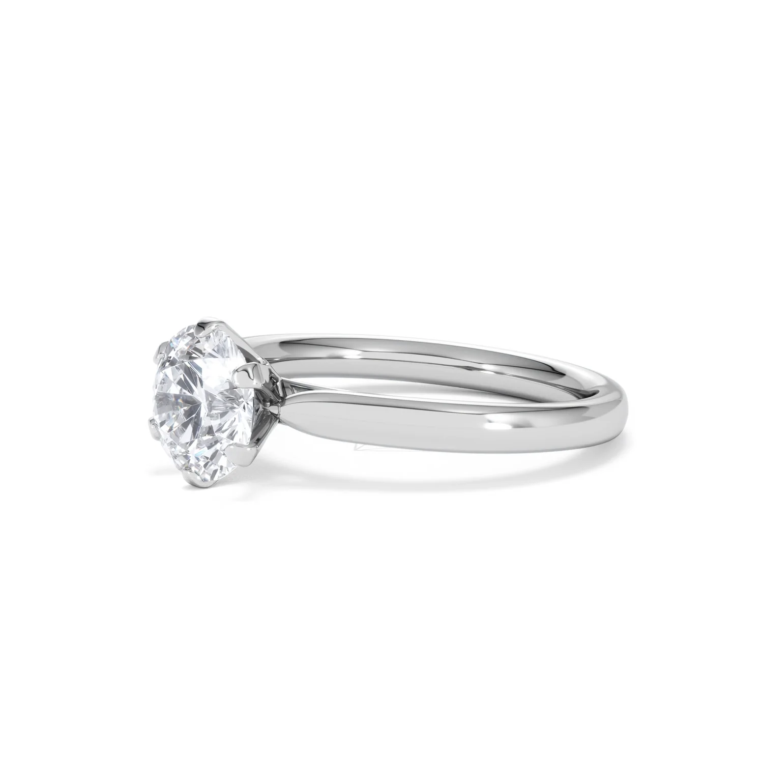 1.5ct Diamond Engagement Ring Low Set Chloe Lab F/VS1 18K White Gold - Image 77