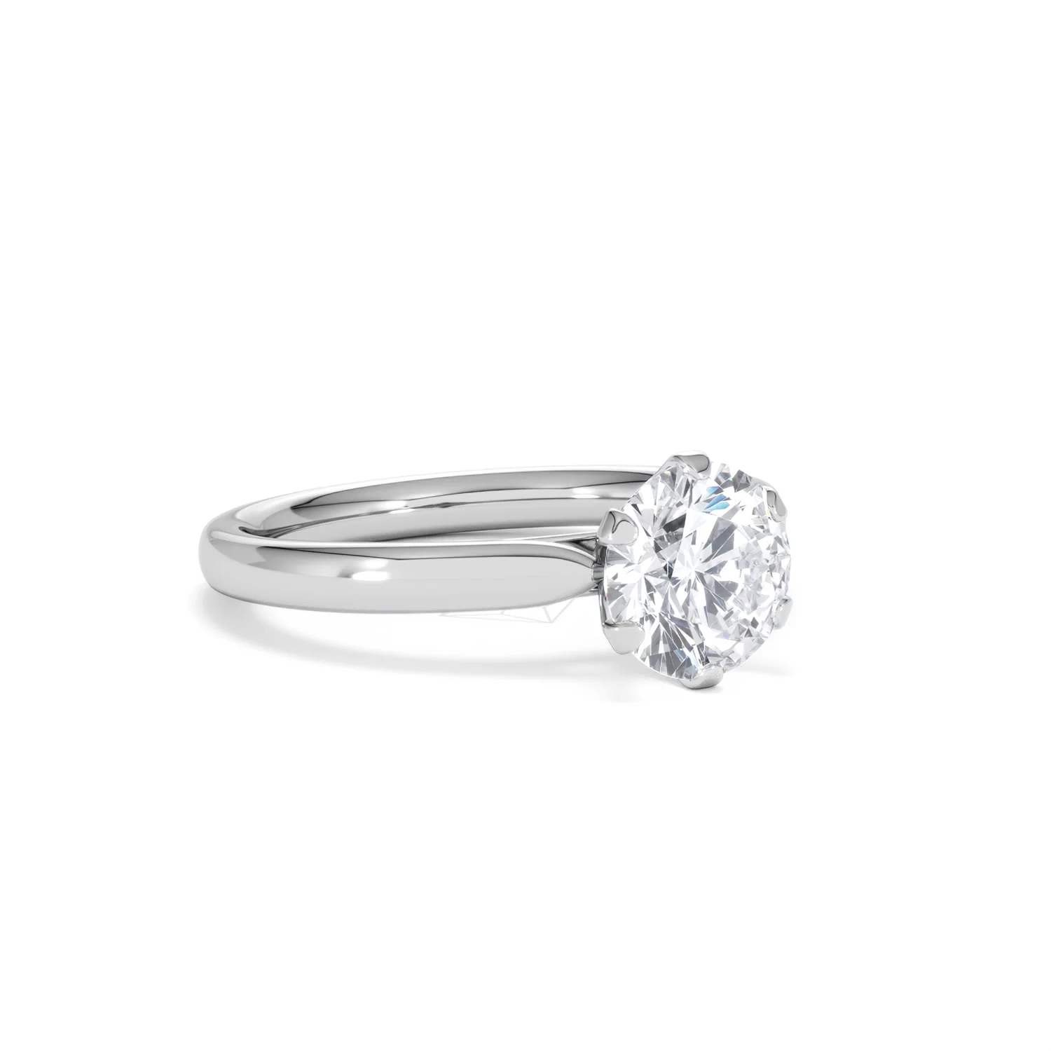 1.5ct Diamond Engagement Ring Low Set Chloe Lab F/VS1 Platinum - Image 15
