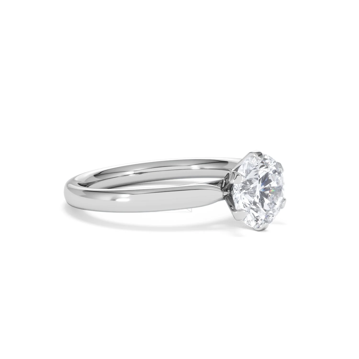 1.5ct Diamond Engagement Ring Low Set Chloe Lab F/VS1 Platinum - Image 18