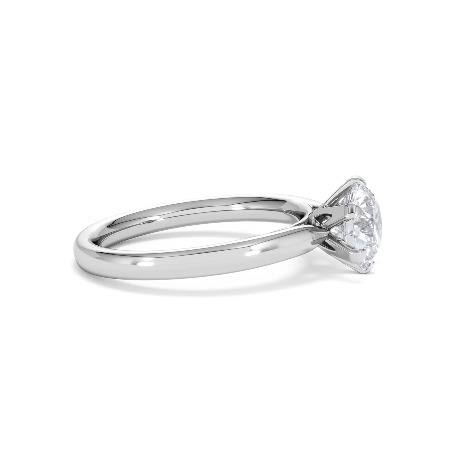 1.5ct Diamond Engagement Ring Low Set Chloe Lab F/VS1 Platinum - Image 25