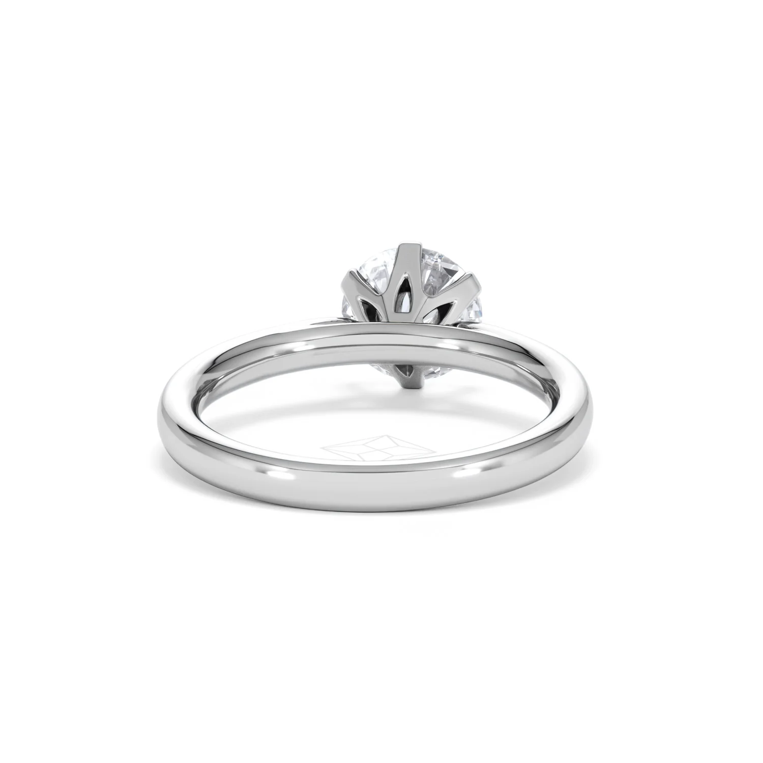 1.5ct Diamond Engagement Ring Low Set Chloe Lab F/VS1 Platinum - Image 46