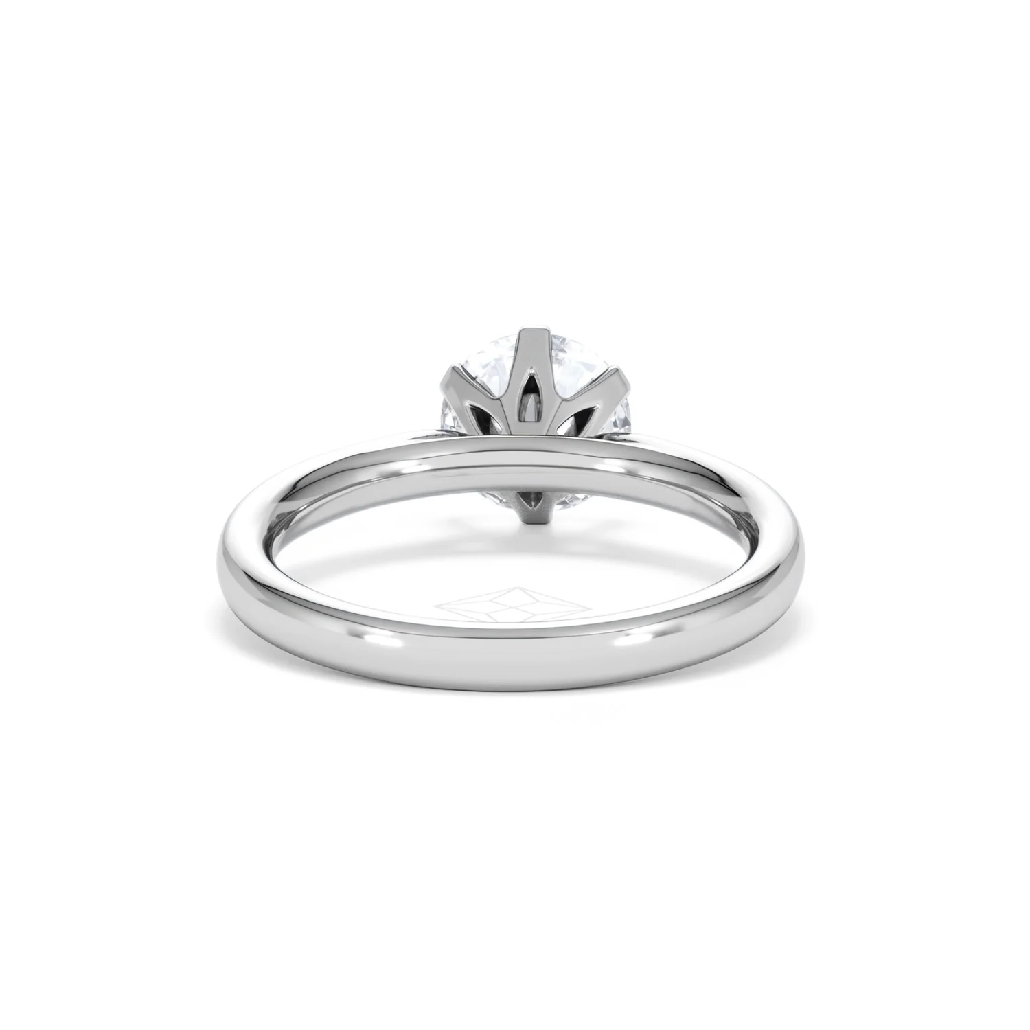 1.5ct Diamond Engagement Ring Low Set Chloe Lab F/VS1 Platinum - Image 47