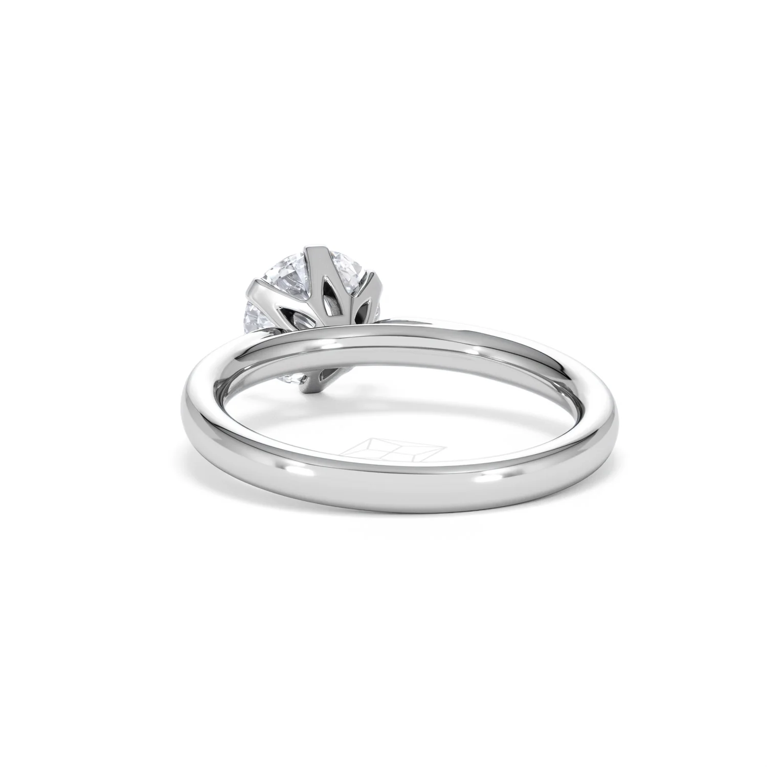 1.5ct Diamond Engagement Ring Low Set Chloe Lab F/VS1 Platinum - Image 52