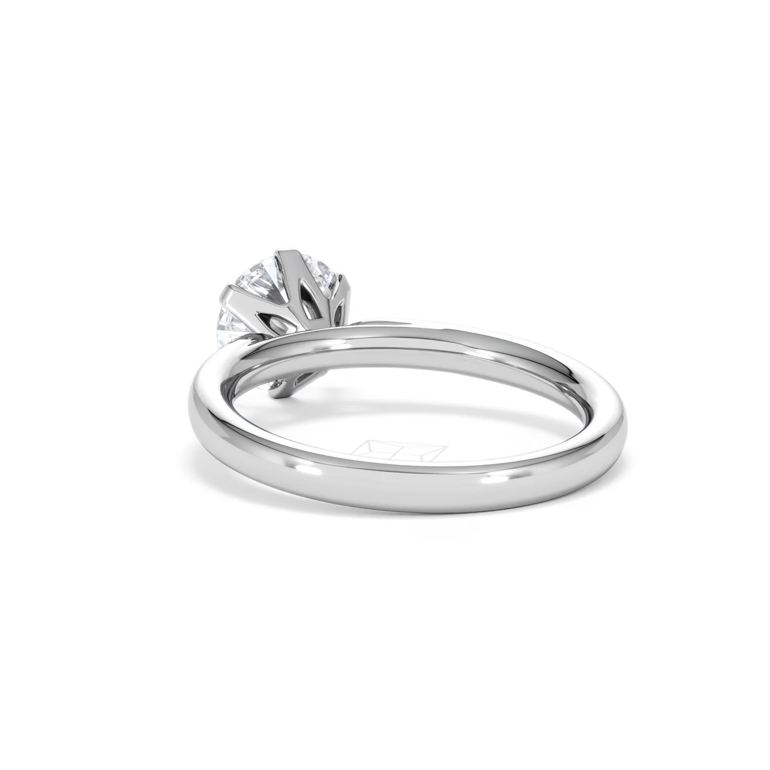1.5ct Diamond Engagement Ring Low Set Chloe Lab F/VS1 Platinum - Image 54