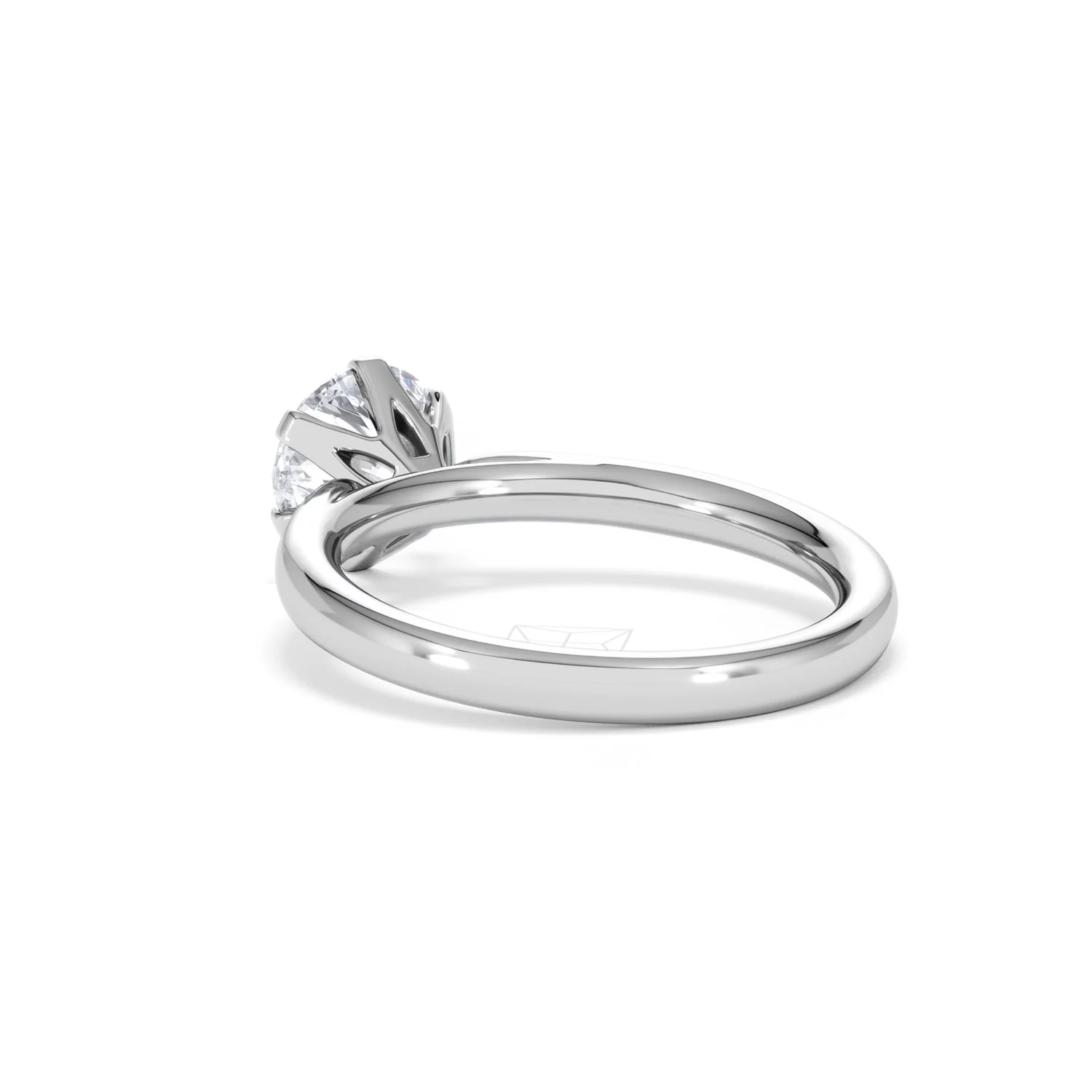 1.5ct Diamond Engagement Ring Low Set Chloe Lab F/VS1 Platinum - Image 56