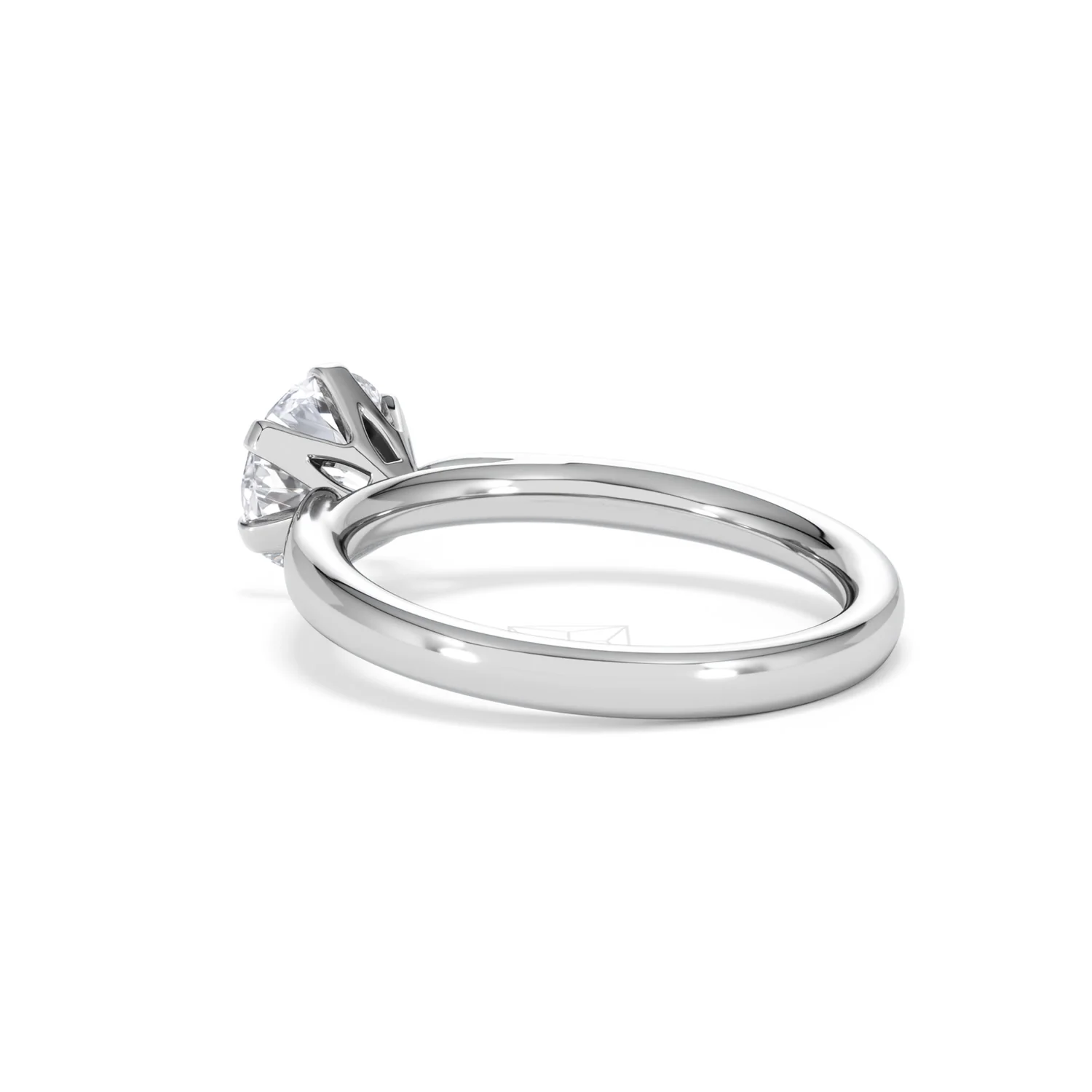 1.5ct Diamond Engagement Ring Low Set Chloe Lab F/VS1 Platinum - Image 58