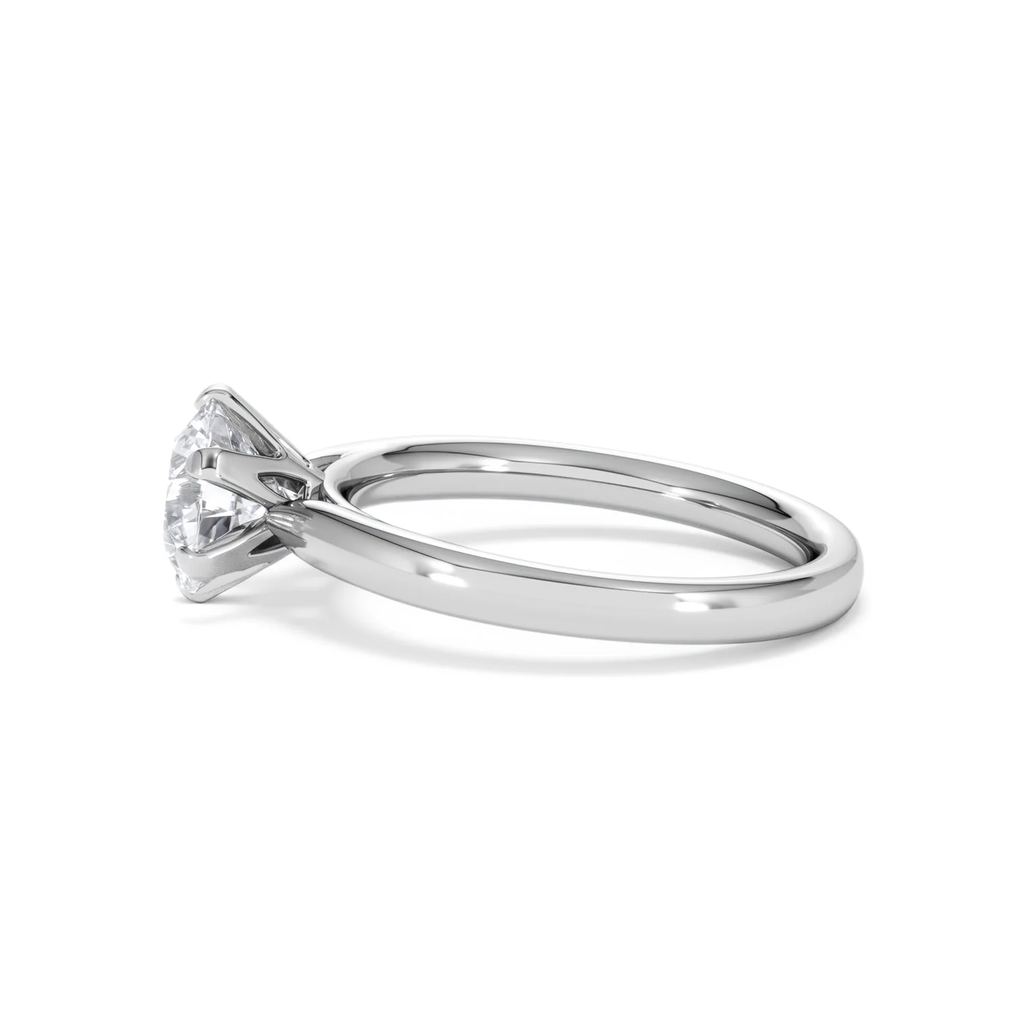 1.5ct Diamond Engagement Ring Low Set Chloe Lab F/VS1 Platinum - Image 68