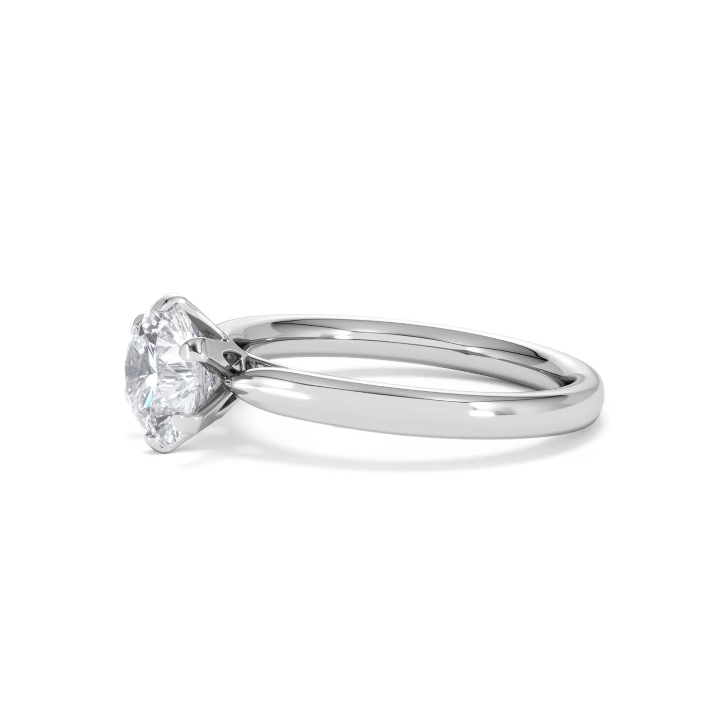 1.5ct Diamond Engagement Ring Low Set Chloe Lab F/VS1 Platinum - Image 74
