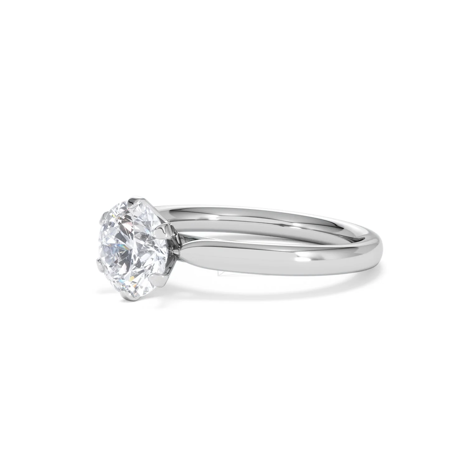 1.5ct Diamond Engagement Ring Low Set Chloe Lab F/VS1 Platinum - Image 78